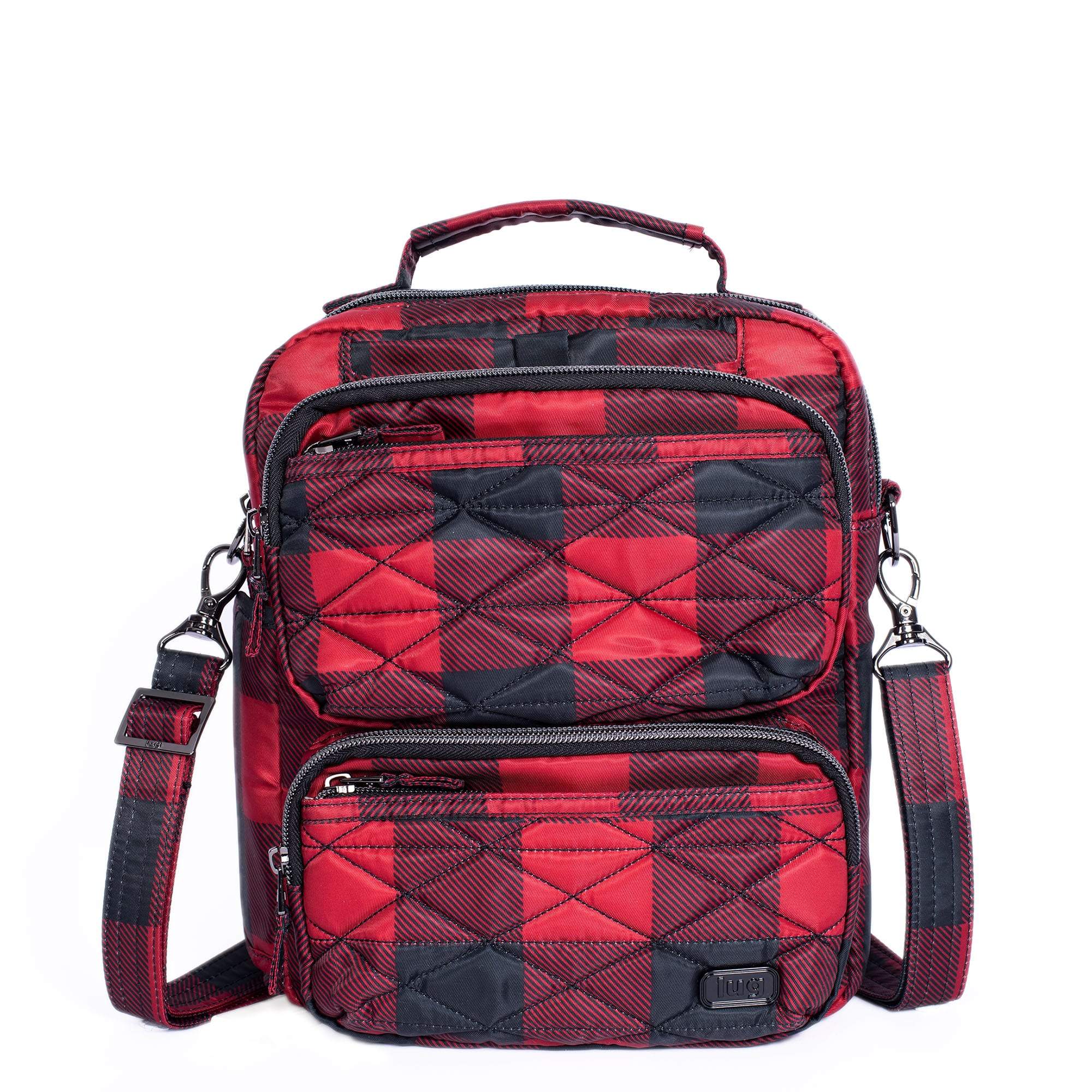 Compass Crossbody Bag - BUFFALO CHECK RED - CompassCrossbody_BuffaloCheckRed_01