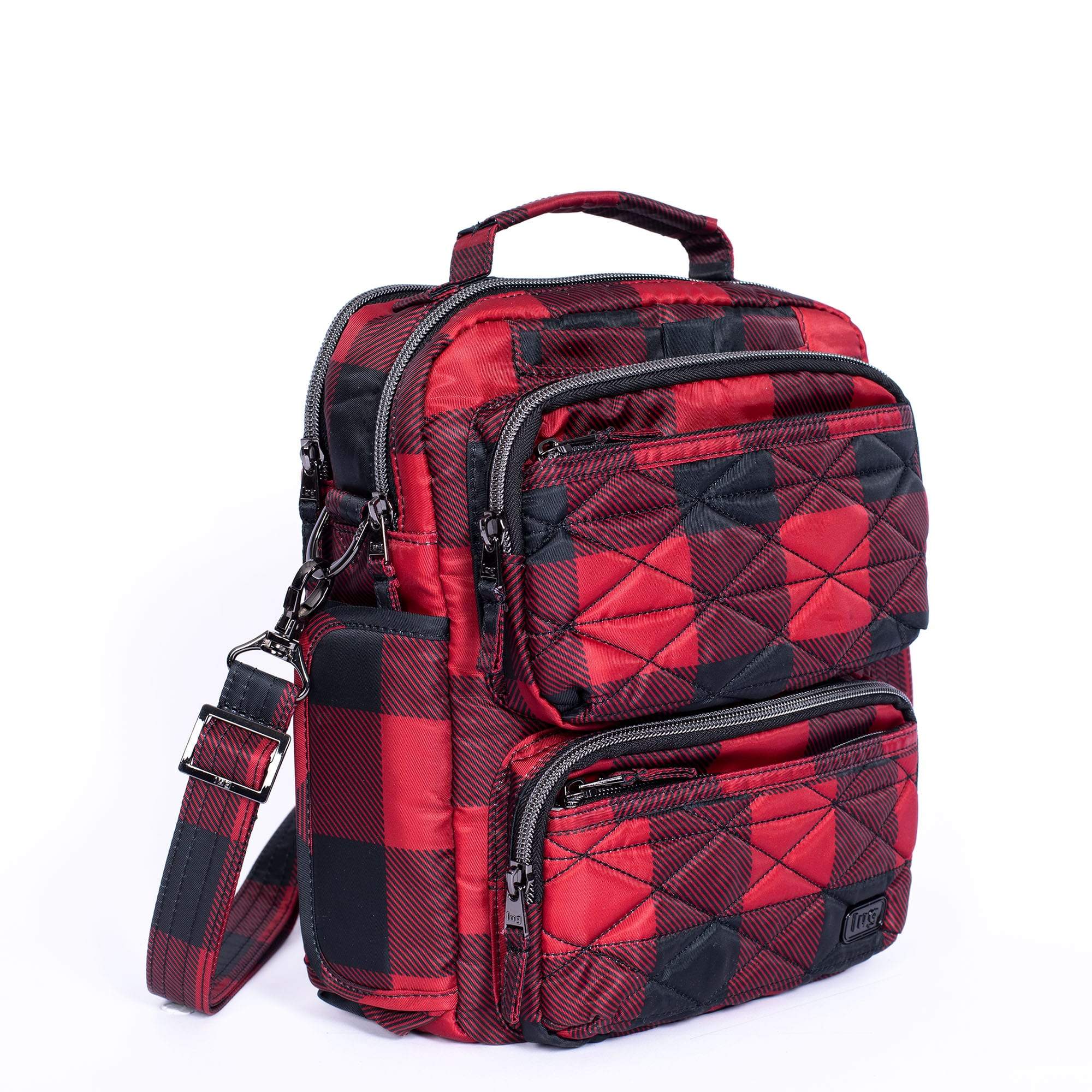 Compass Crossbody Bag - BUFFALO CHECK RED - CompassCrossbody_BuffaloCheckRed_02