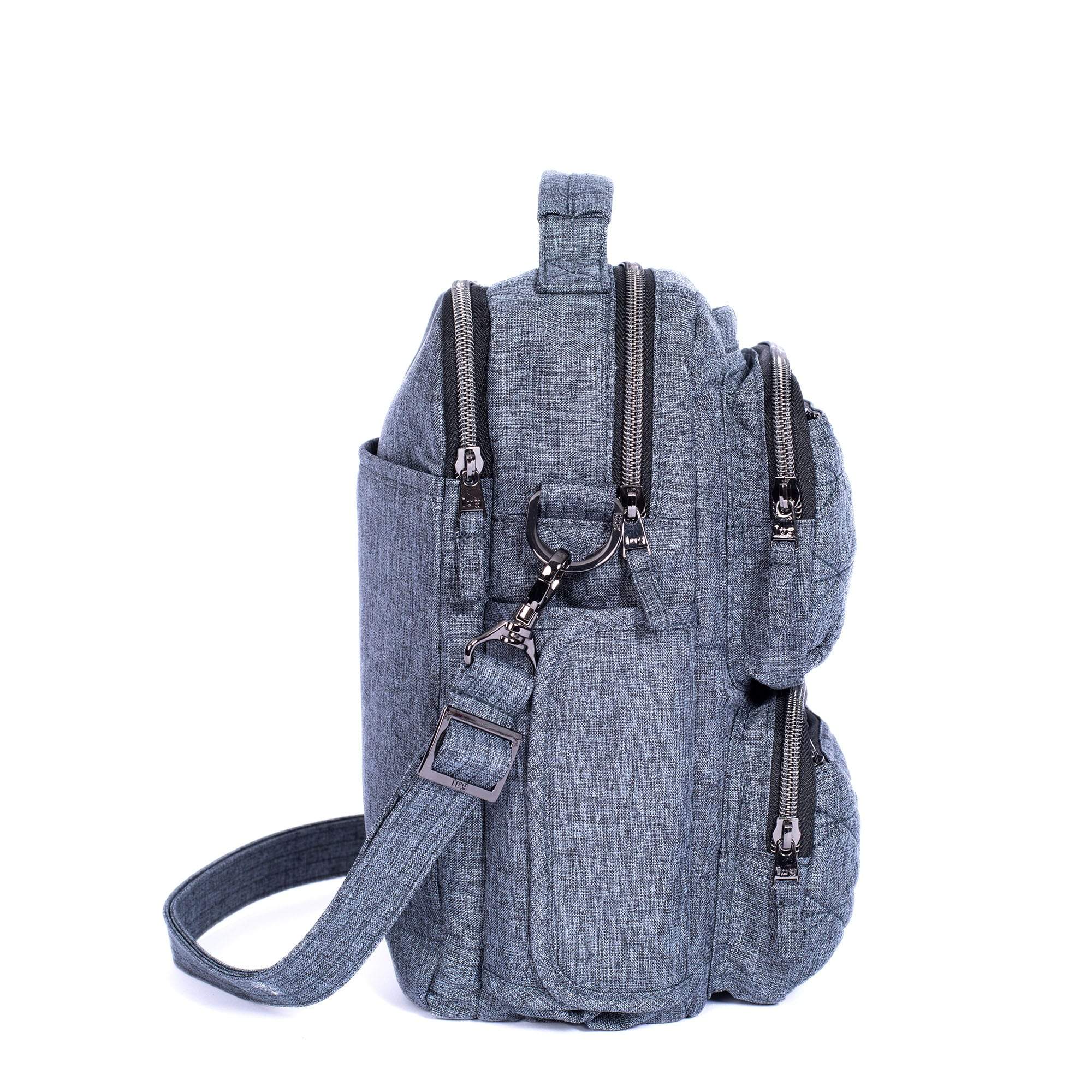 Compass Crossbody Bag - HEATHER GREY - CompassCrossbody_HRGrey_03