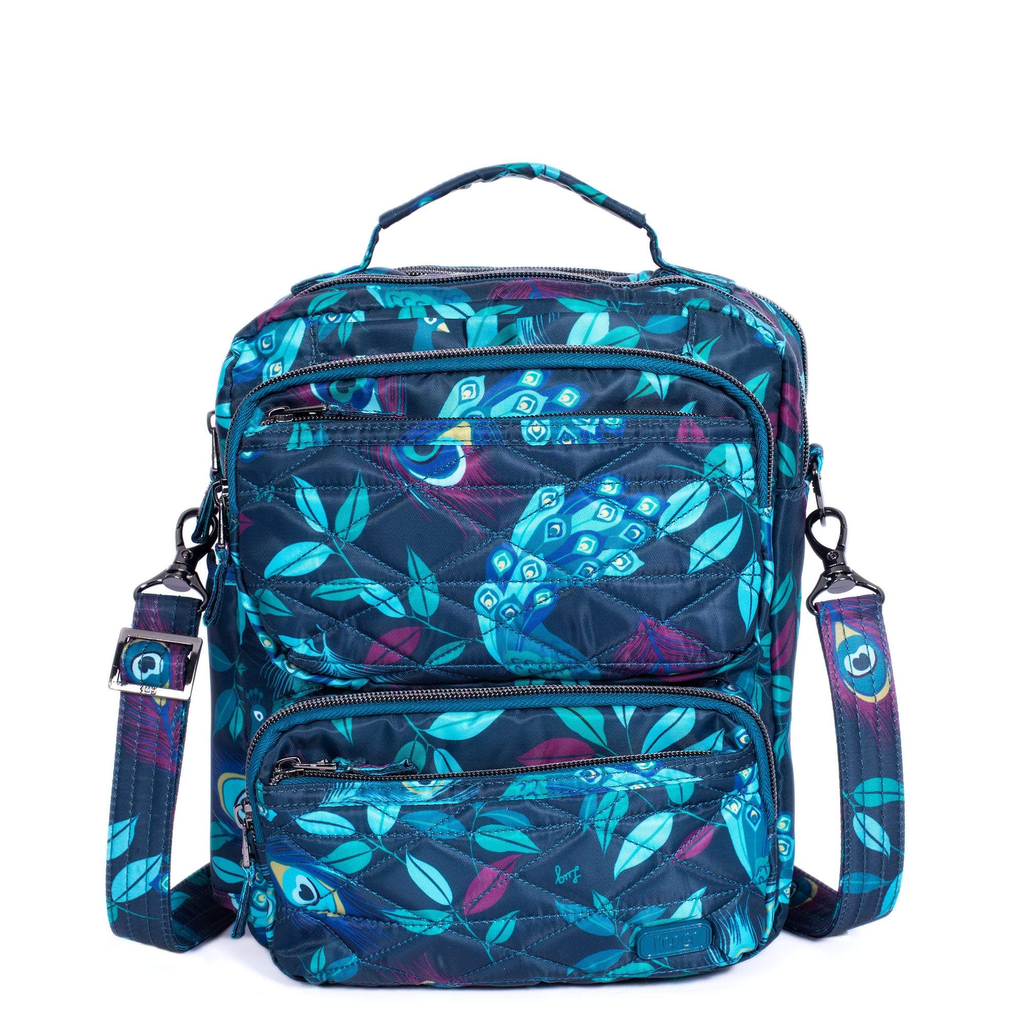 Compass Crossbody Bag - PEACOCK MULTI - CompassCrossbody_PeacockMulti_01