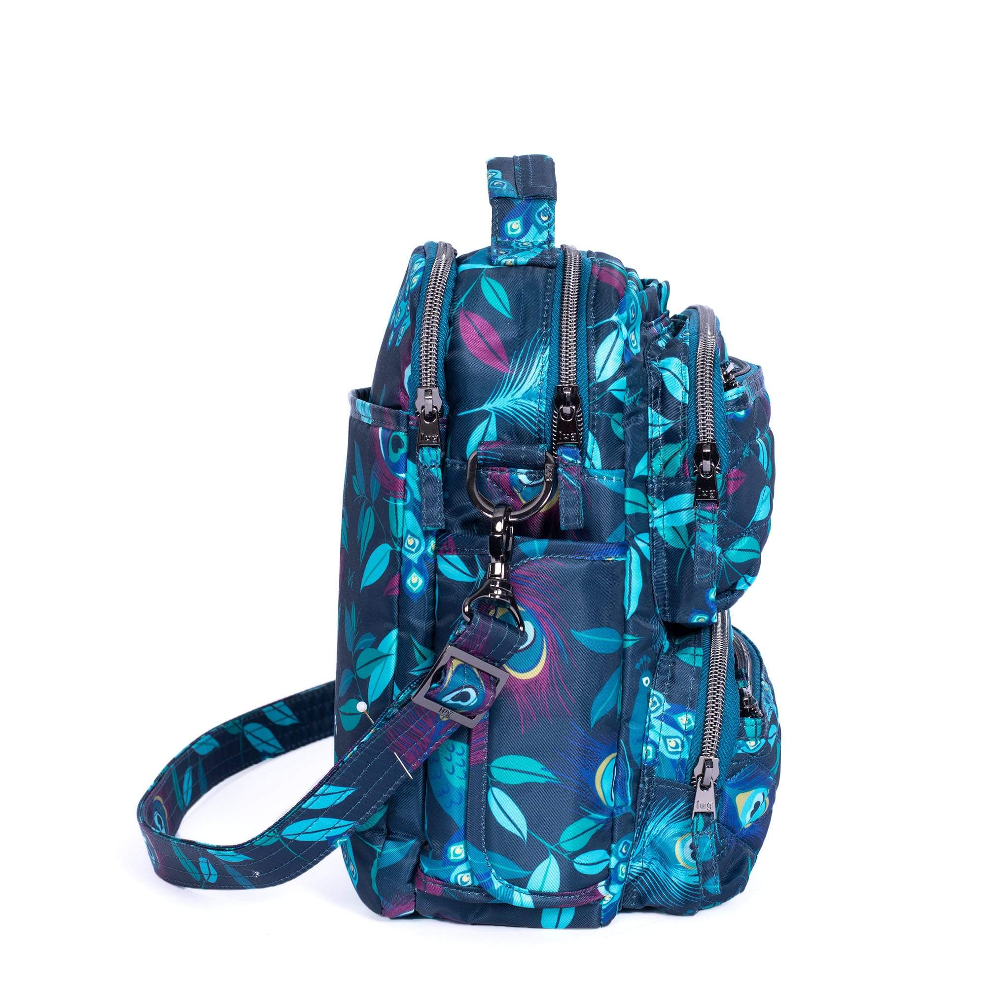 Compass Crossbody Bag - PEACOCK MULTI - CompassCrossbody_PeacockMulti_03