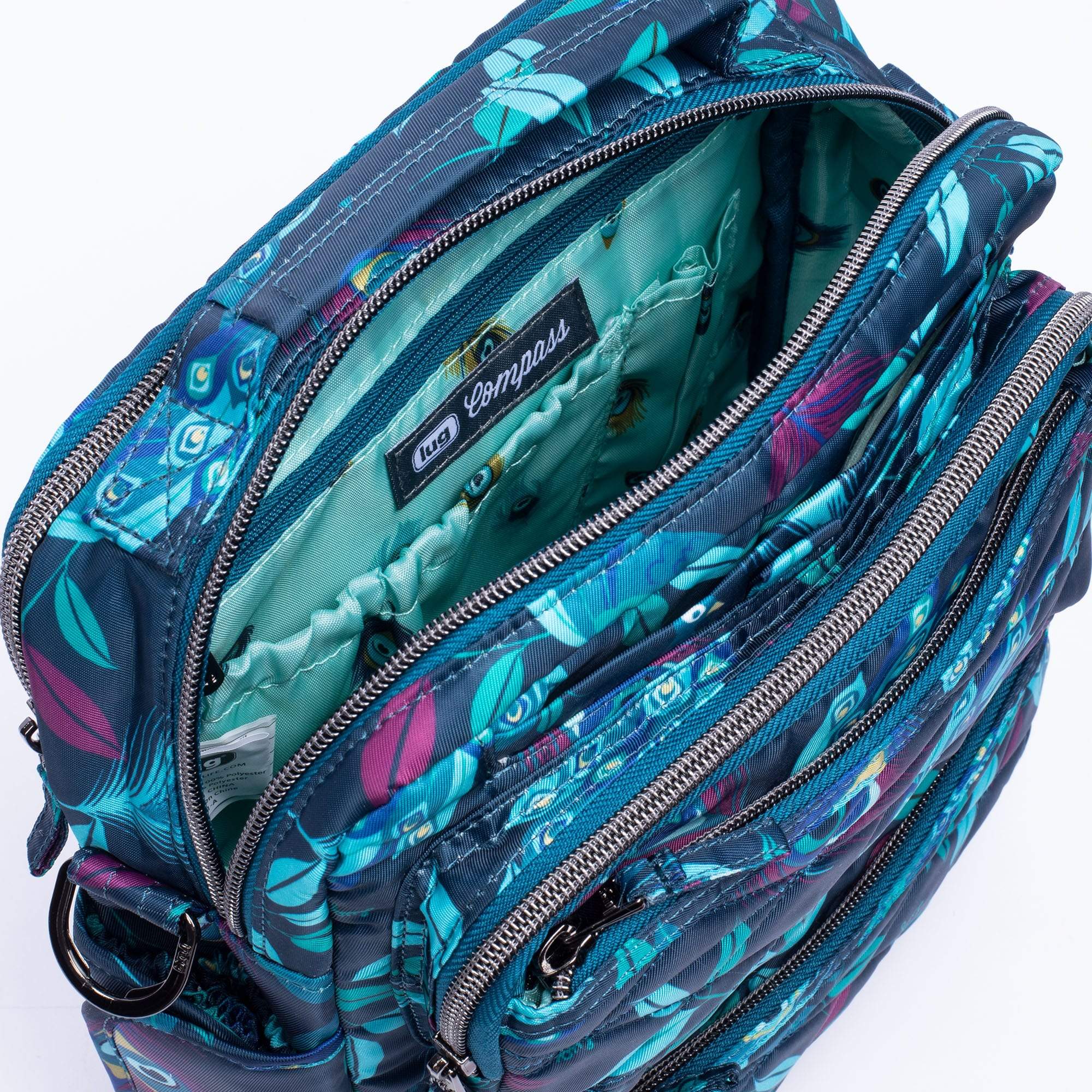 Compass Crossbody Bag - PEACOCK MULTI - CompassCrossbody_PeacockMulti_05
