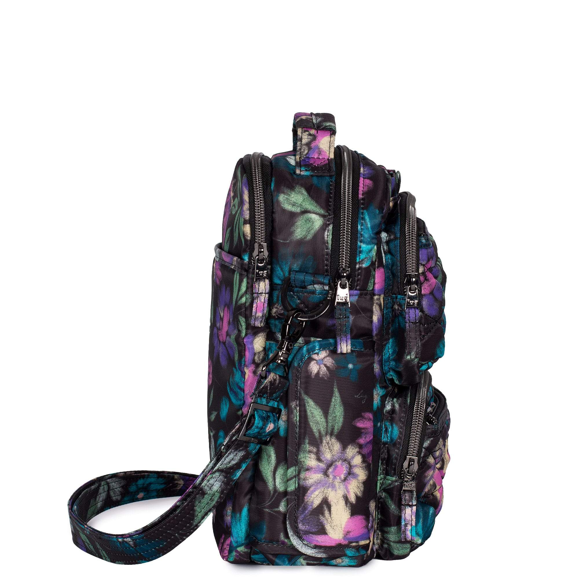 Compass Crossbody Bag - BLOOM BLACK - Compass_BloomBlack_03_352abd07-31d2-4f74-949f-7241533a9c22