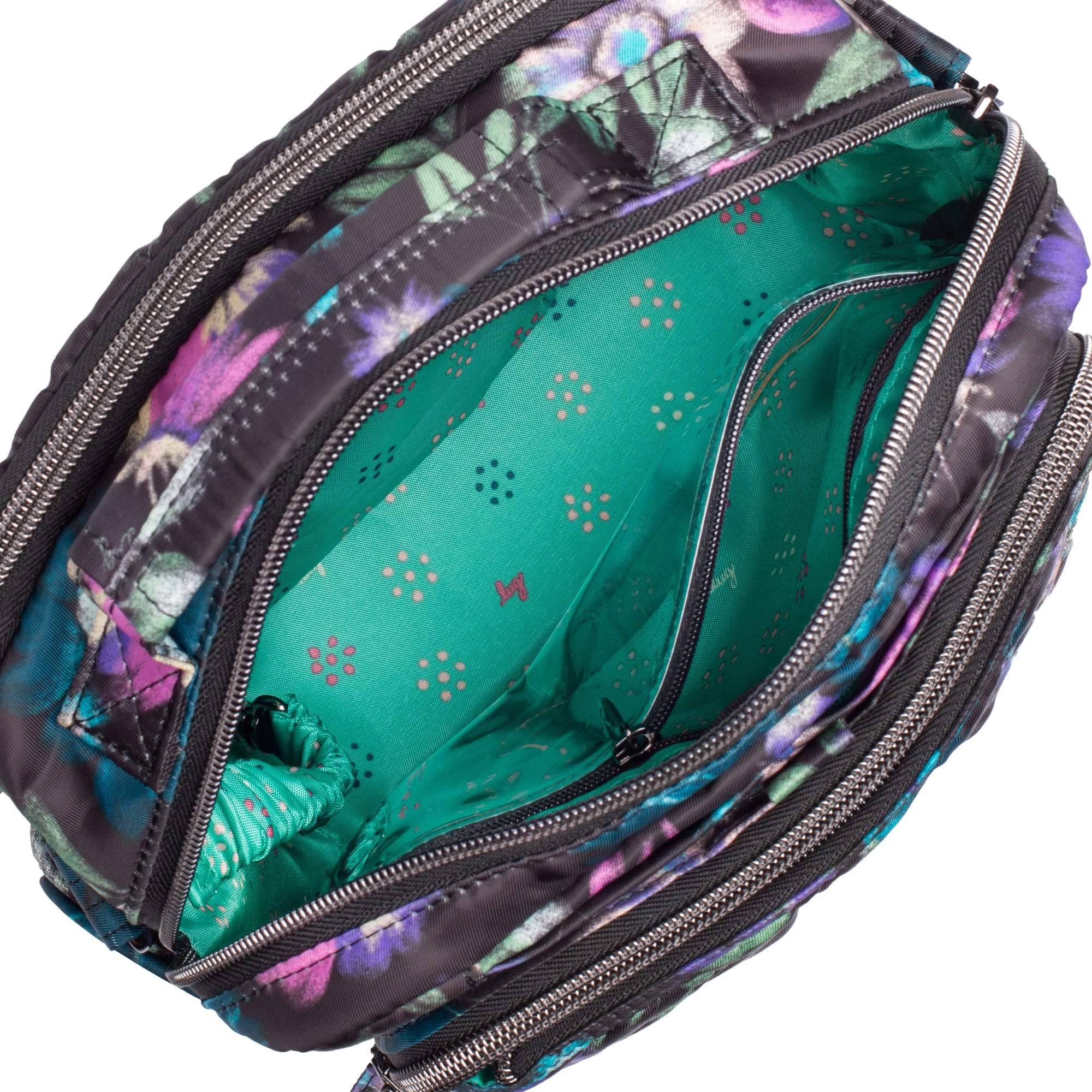 Compass Crossbody Bag - BLOOM BLACK - Compass_BloomBlack_05_0a8568df-0f79-403e-921a-e17f757c14f0