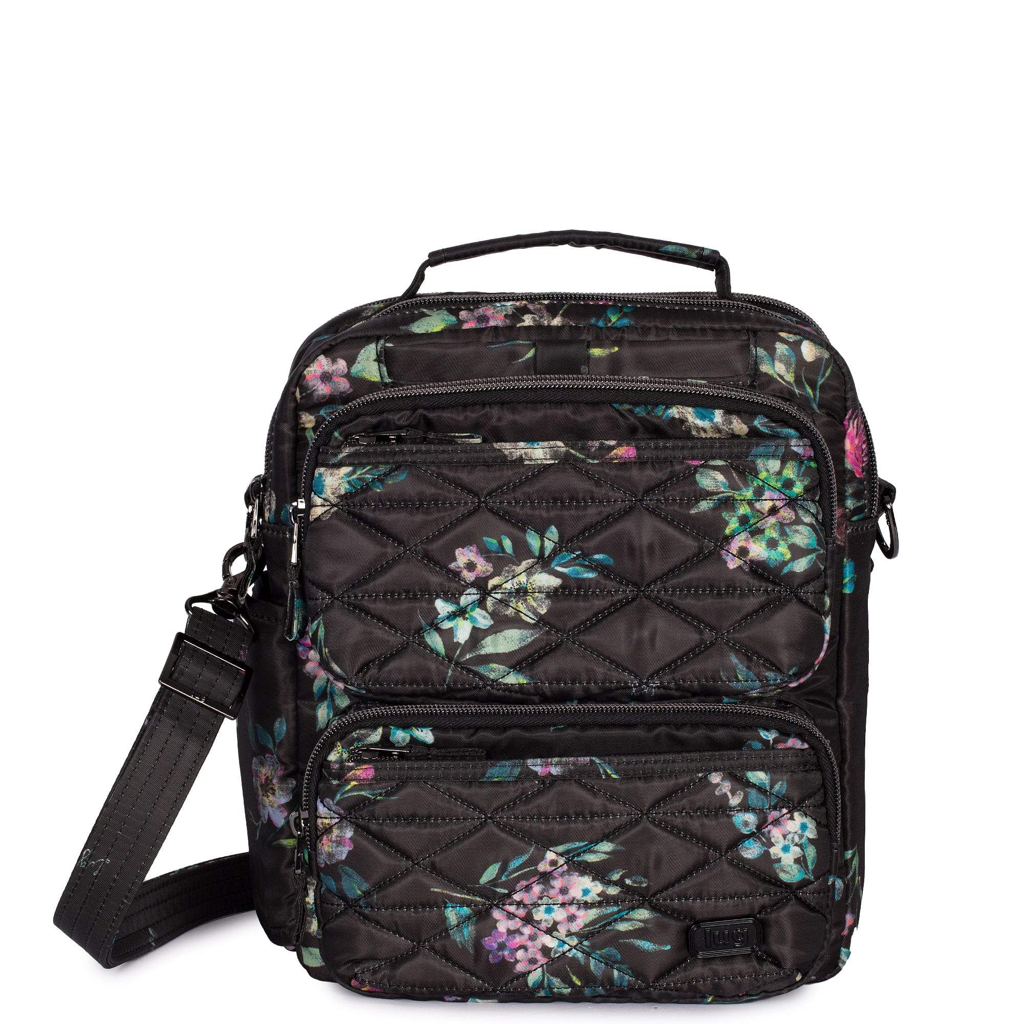 Compass Crossbody Bag - BOUQUET BLACK - Compass_BouquetBlack_01_045d2b87-5fe4-40cf-8c94-f25227e3d2c7
