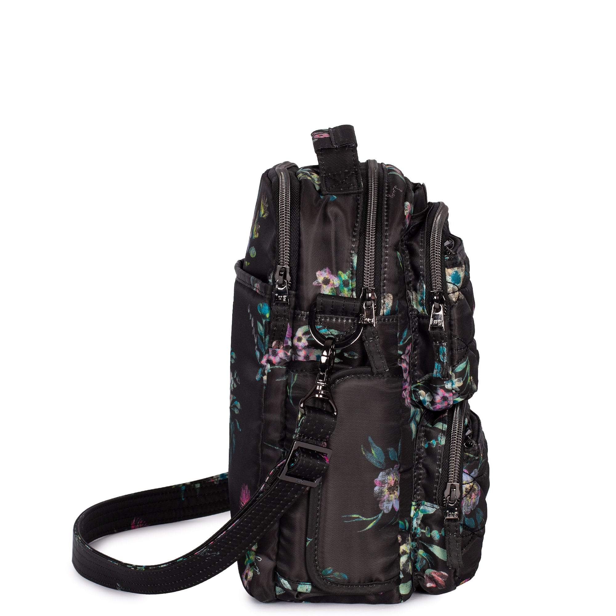 Compass Crossbody Bag - BOUQUET BLACK - Compass_BouquetBlack_03_6755f360-c1ea-455b-983f-75cfb4bc1457