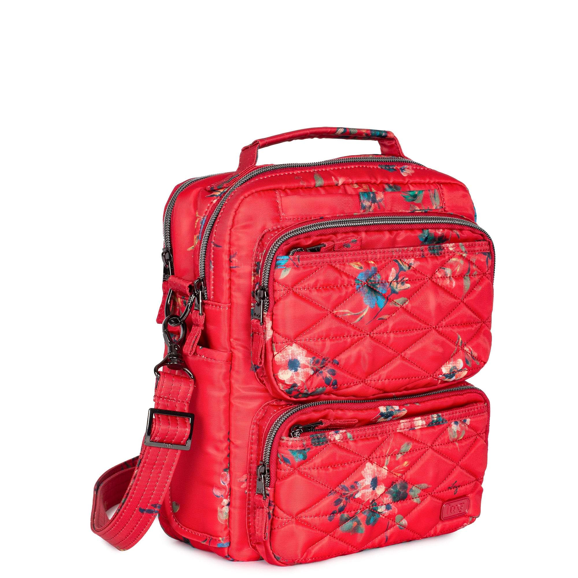 Compass Crossbody Bag - BOUQUET RED - Compass_BouquetRed_02_ba41ed0c-aebb-4a96-8e99-033e3f11304a