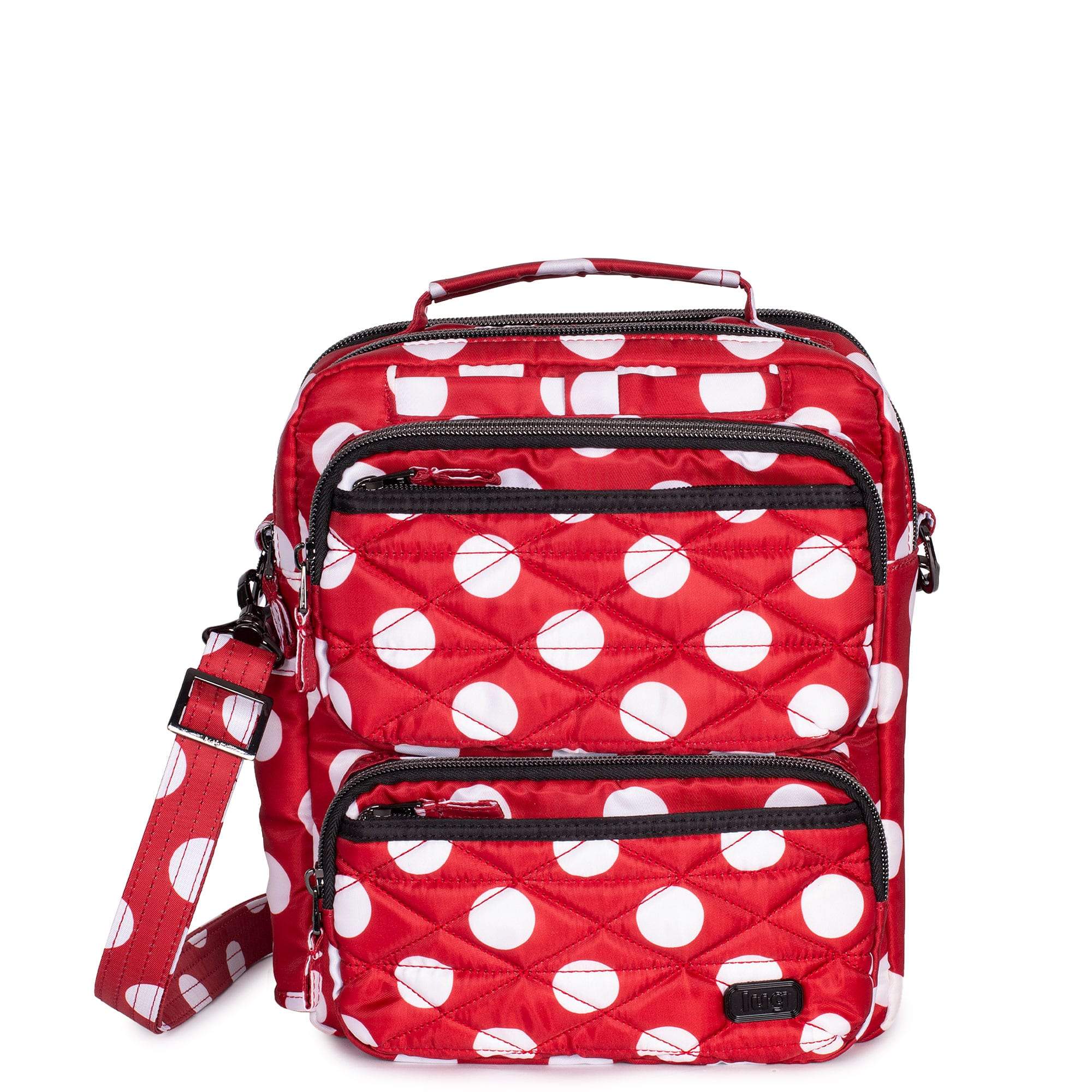 Compass Crossbody Bag - CRIMSON LARGE DOT - Compass_CrimsonLgDot_01_658720f9-6610-4aa6-b44e-0df80d62d965