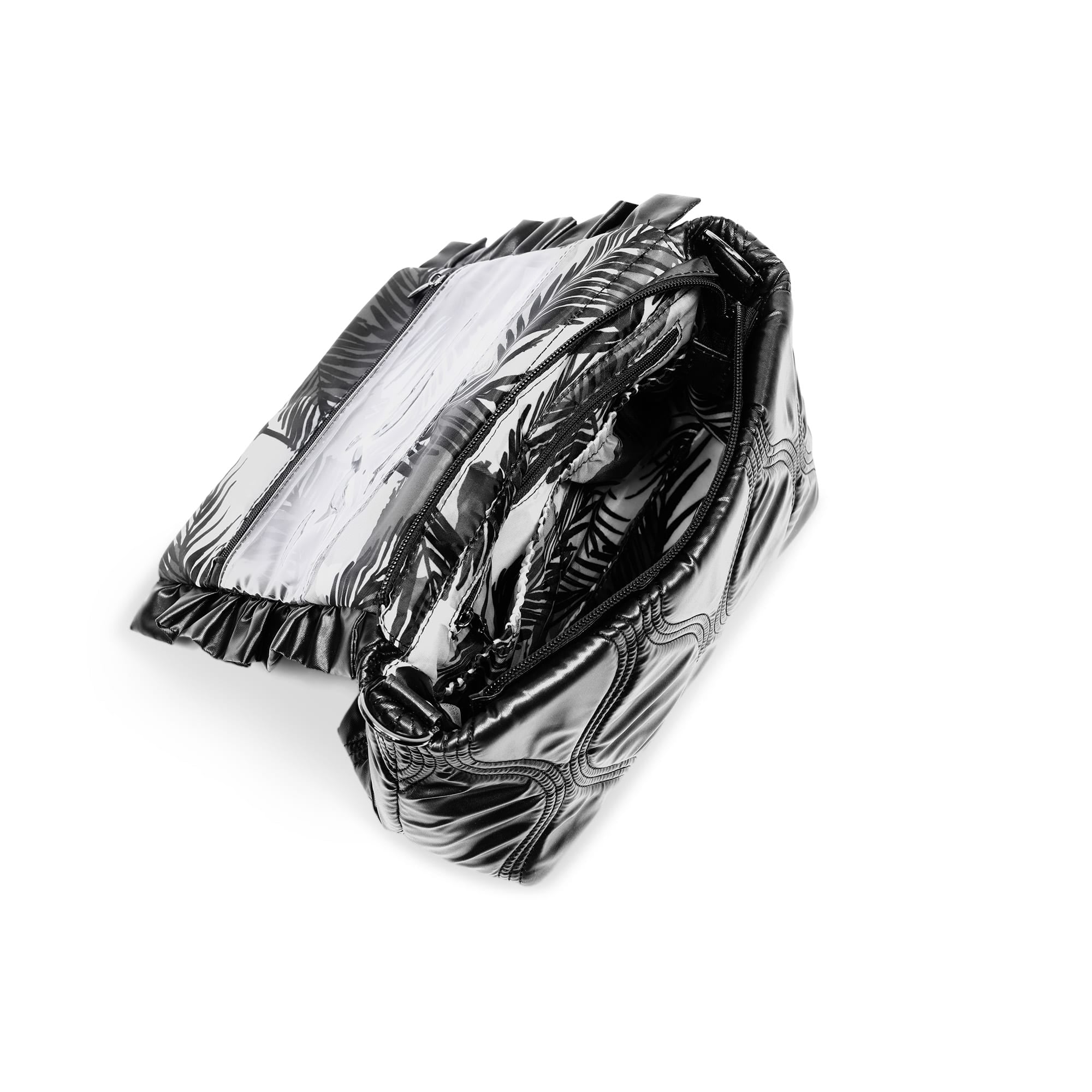 Conga Shoulder Bag - METALLIC BLACK - Conga_BlackMetallic_05