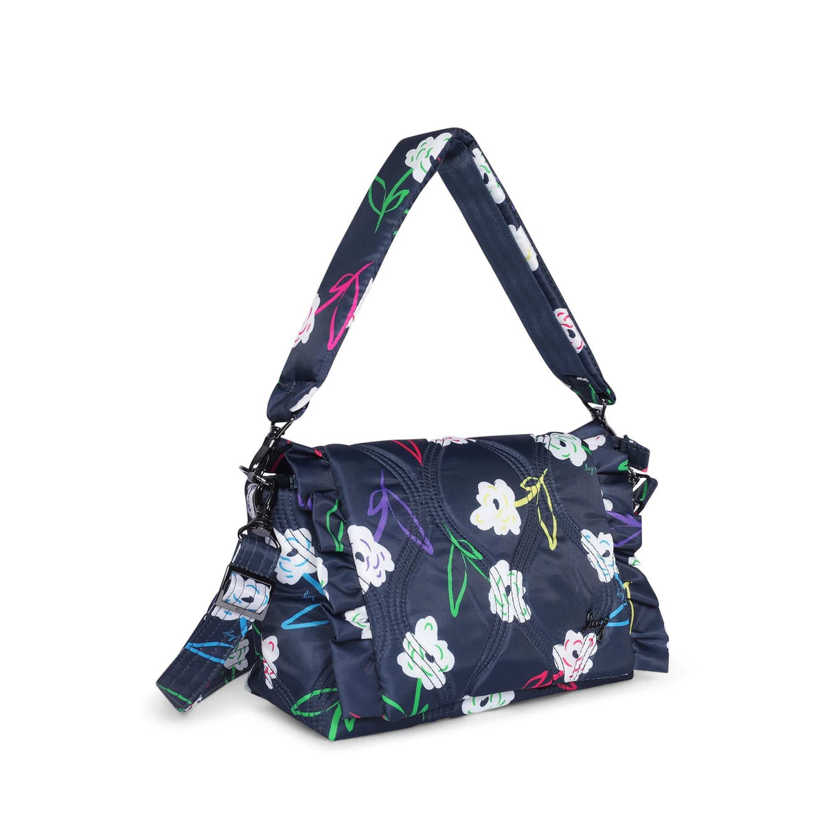 Conga Shoulder Bag - BRIGHT FLORAL - Conga_BrightFloral_02