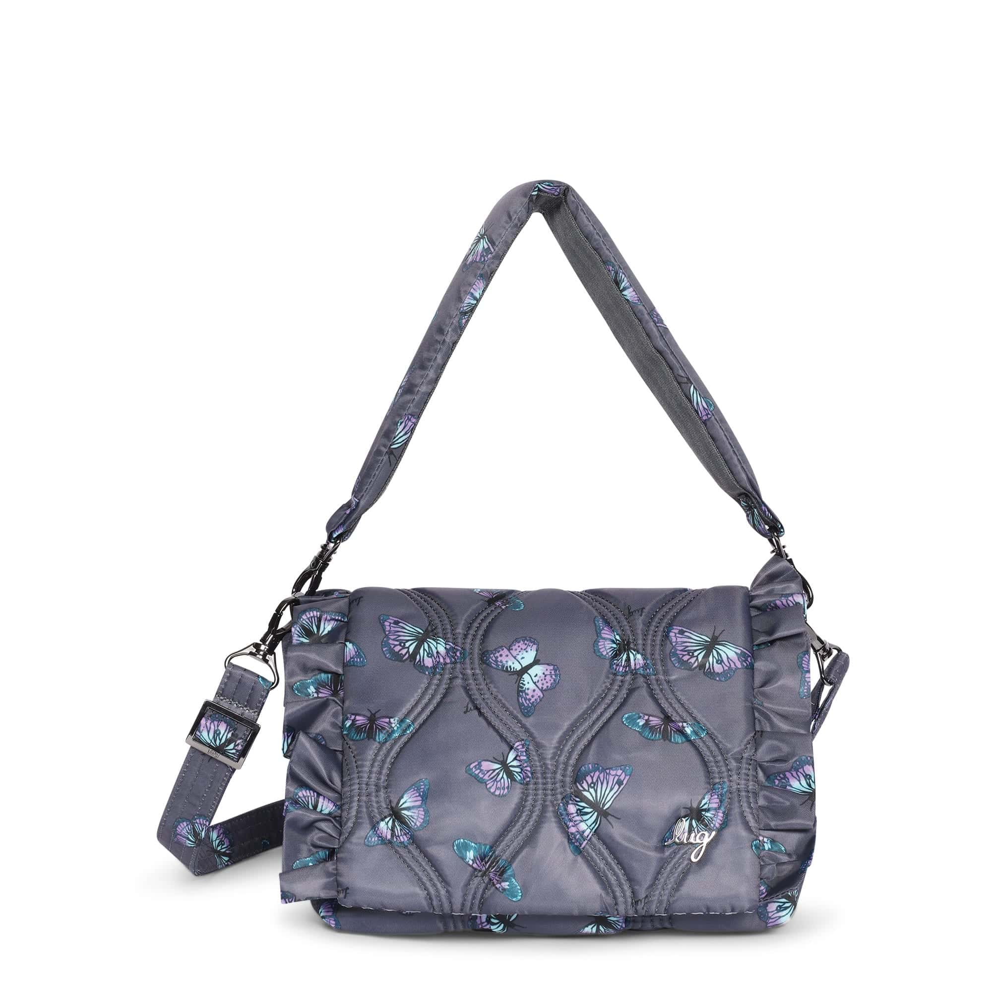 Conga Shoulder Bag - BUTTERFLY GREY - Conga_Butterfley_Grey_01