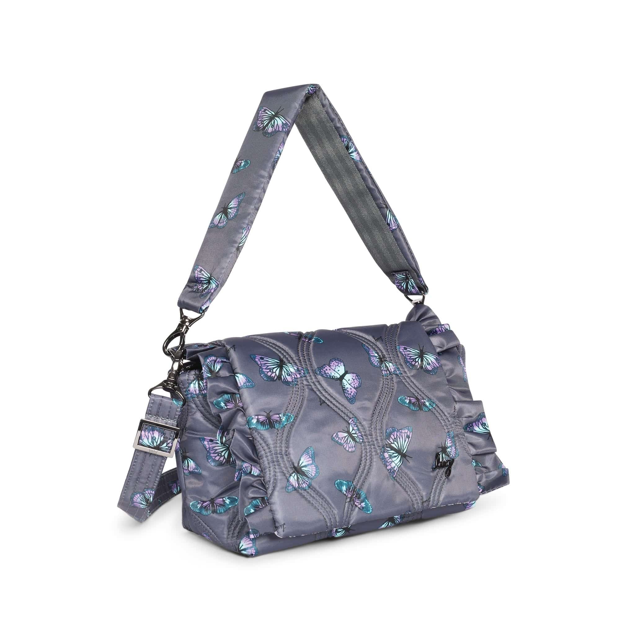 Conga Shoulder Bag - BUTTERFLY GREY - Conga_Butterfley_Grey_02