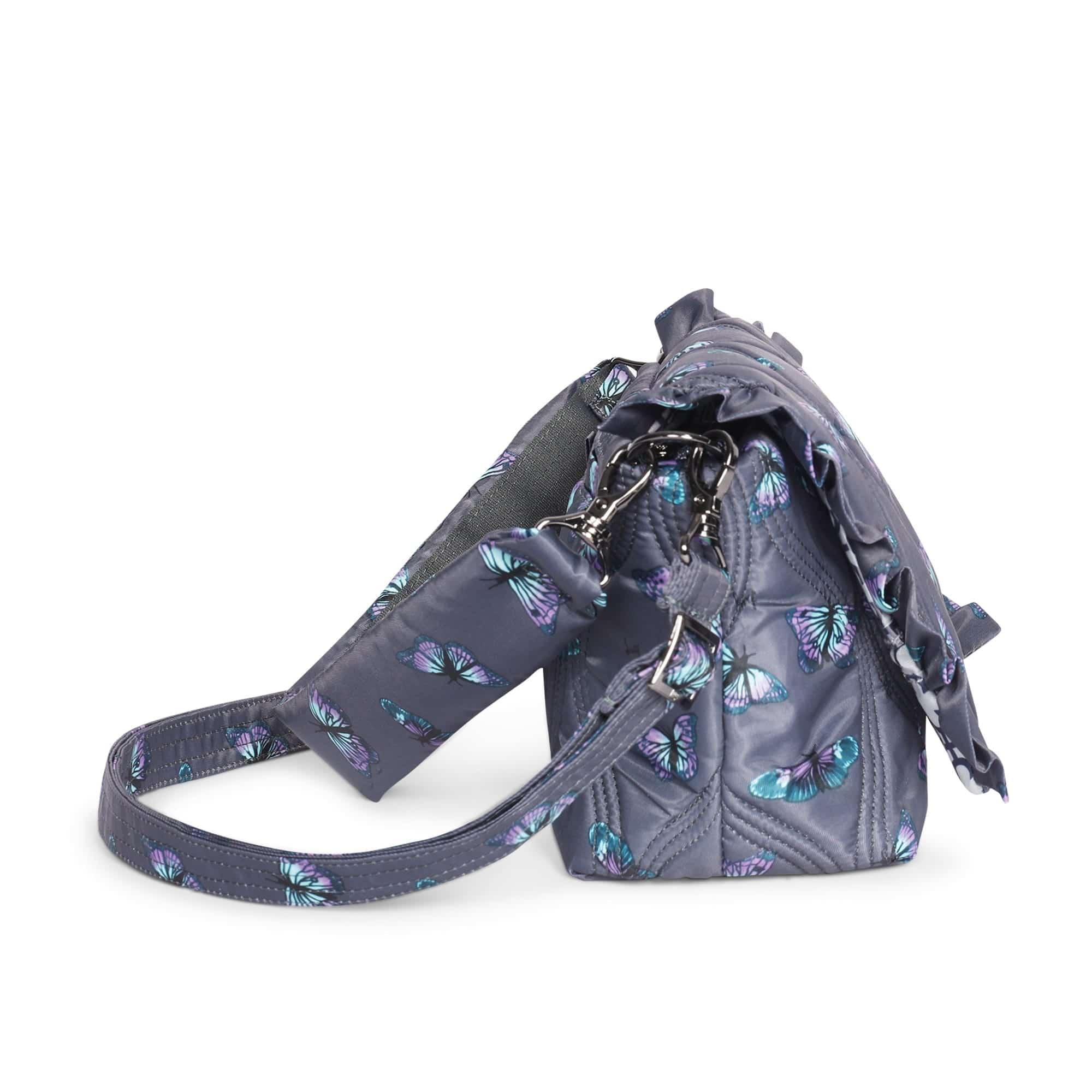 Conga Shoulder Bag - BUTTERFLY GREY - Conga_Butterfley_Grey_03_01