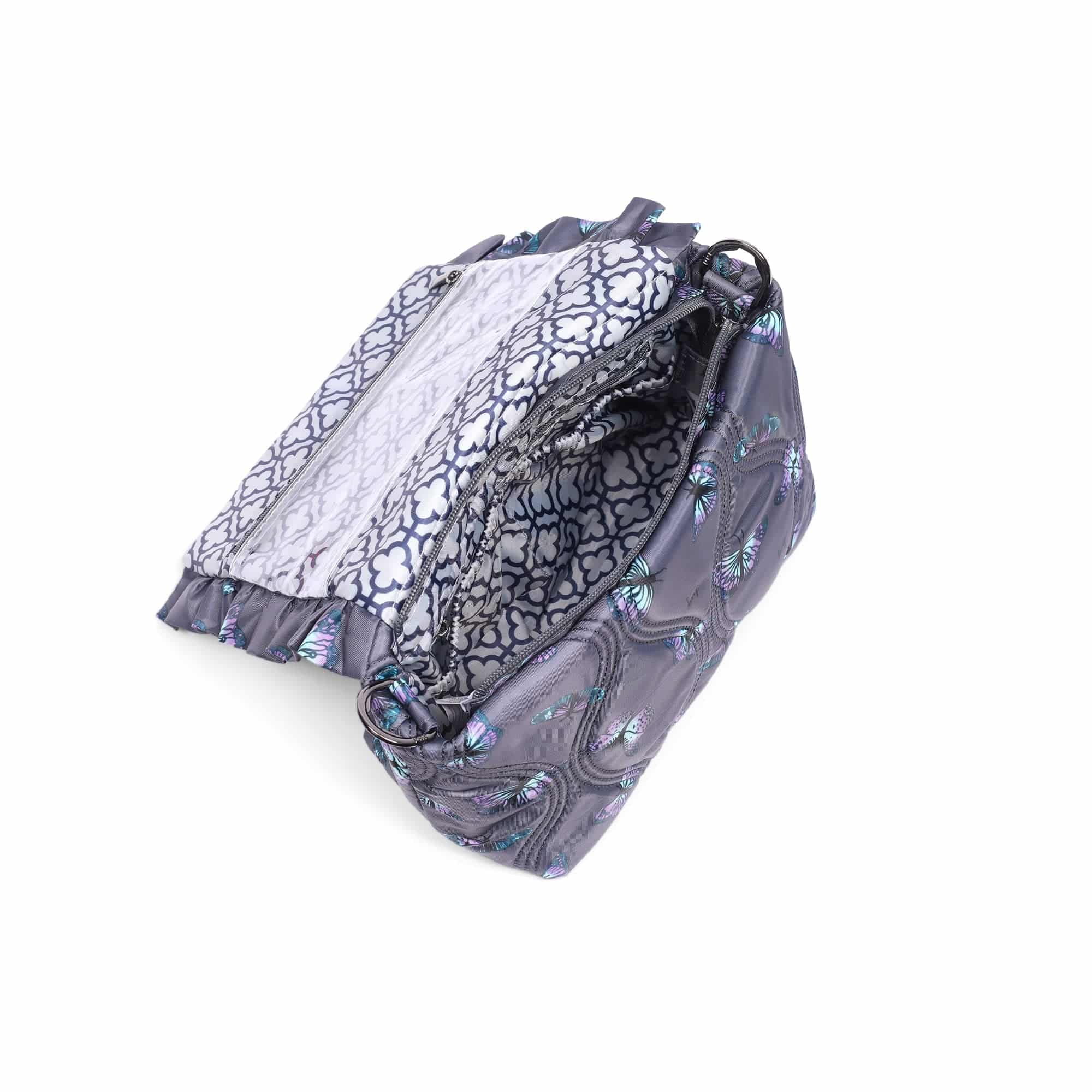 Conga Shoulder Bag - BUTTERFLY GREY - Conga_Butterfley_Grey_05