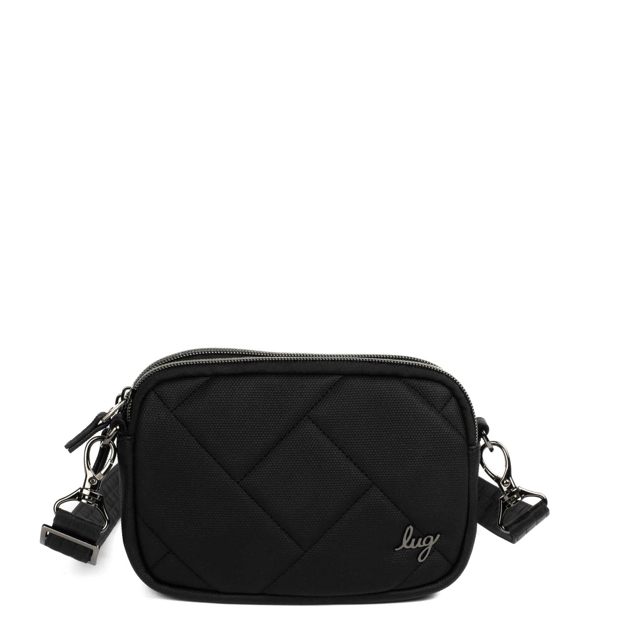 Coupe Matte Luxe VL Convertible Crossbody Bag - BLACK - CoupeML_Black_01