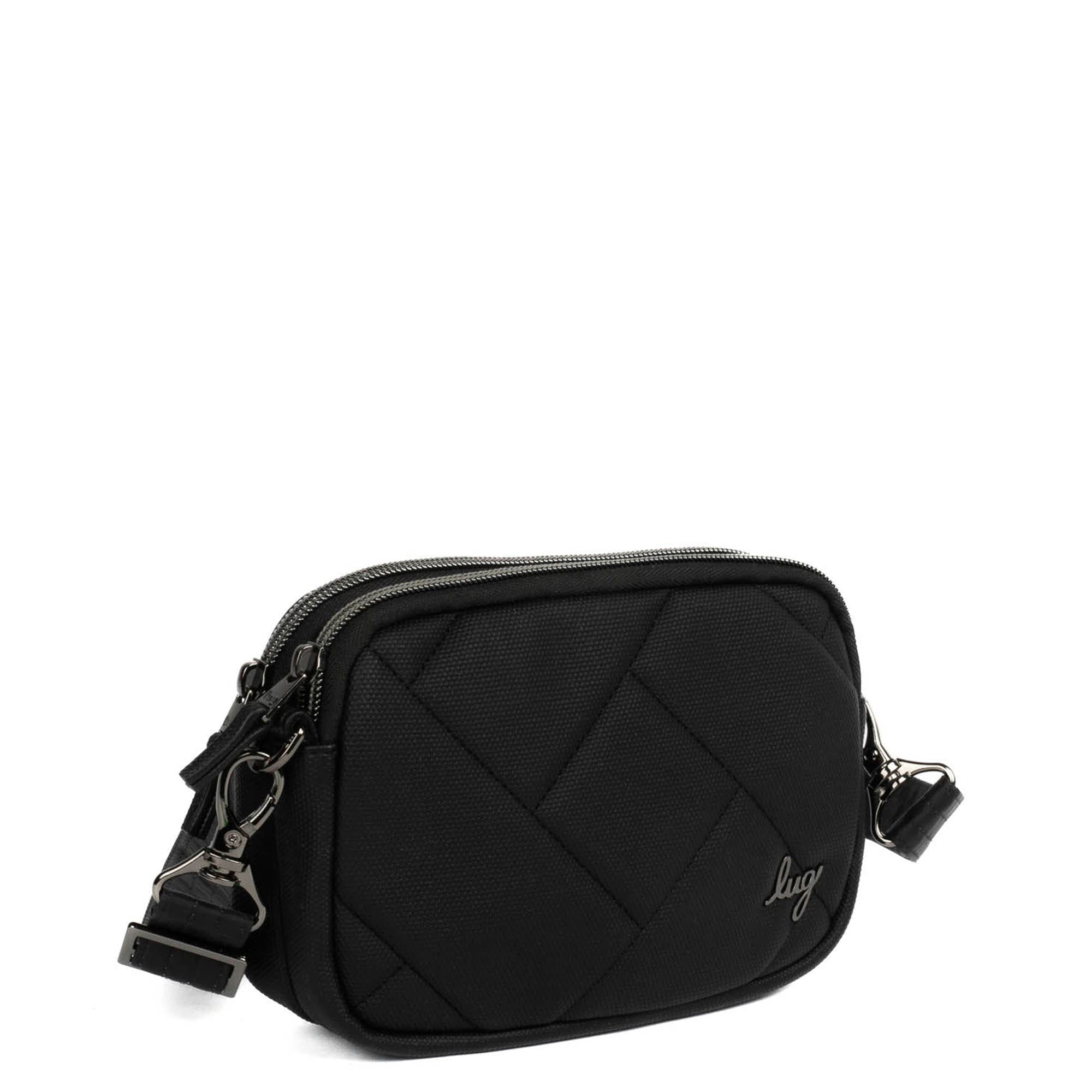 Coupe Matte Luxe VL Convertible Crossbody Bag - BLACK - CoupeML_Black_02