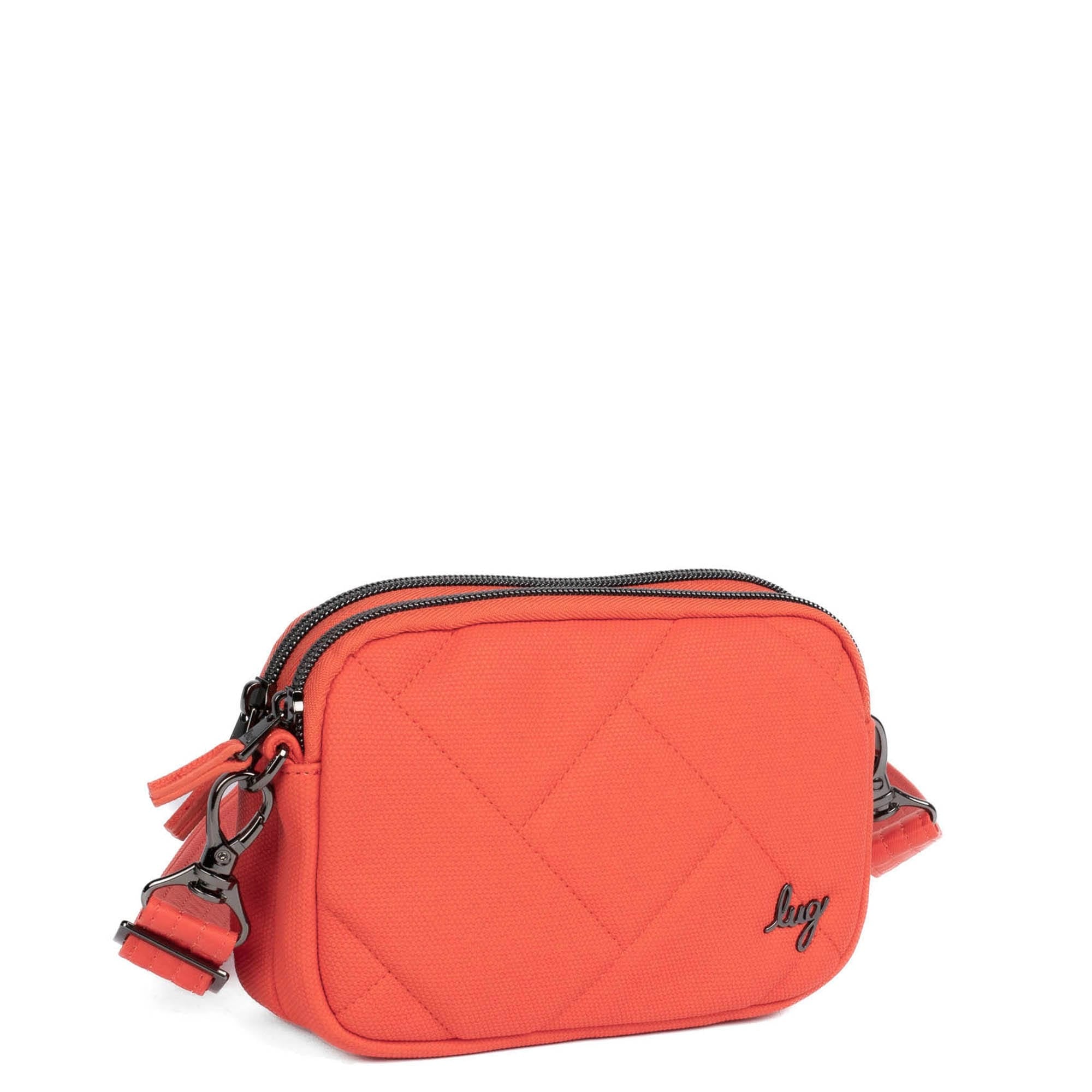 Coupe Matte Luxe VL Convertible Crossbody Bag - PAPAYA ICEPOP - CoupeML_PapayaIcePop_02
