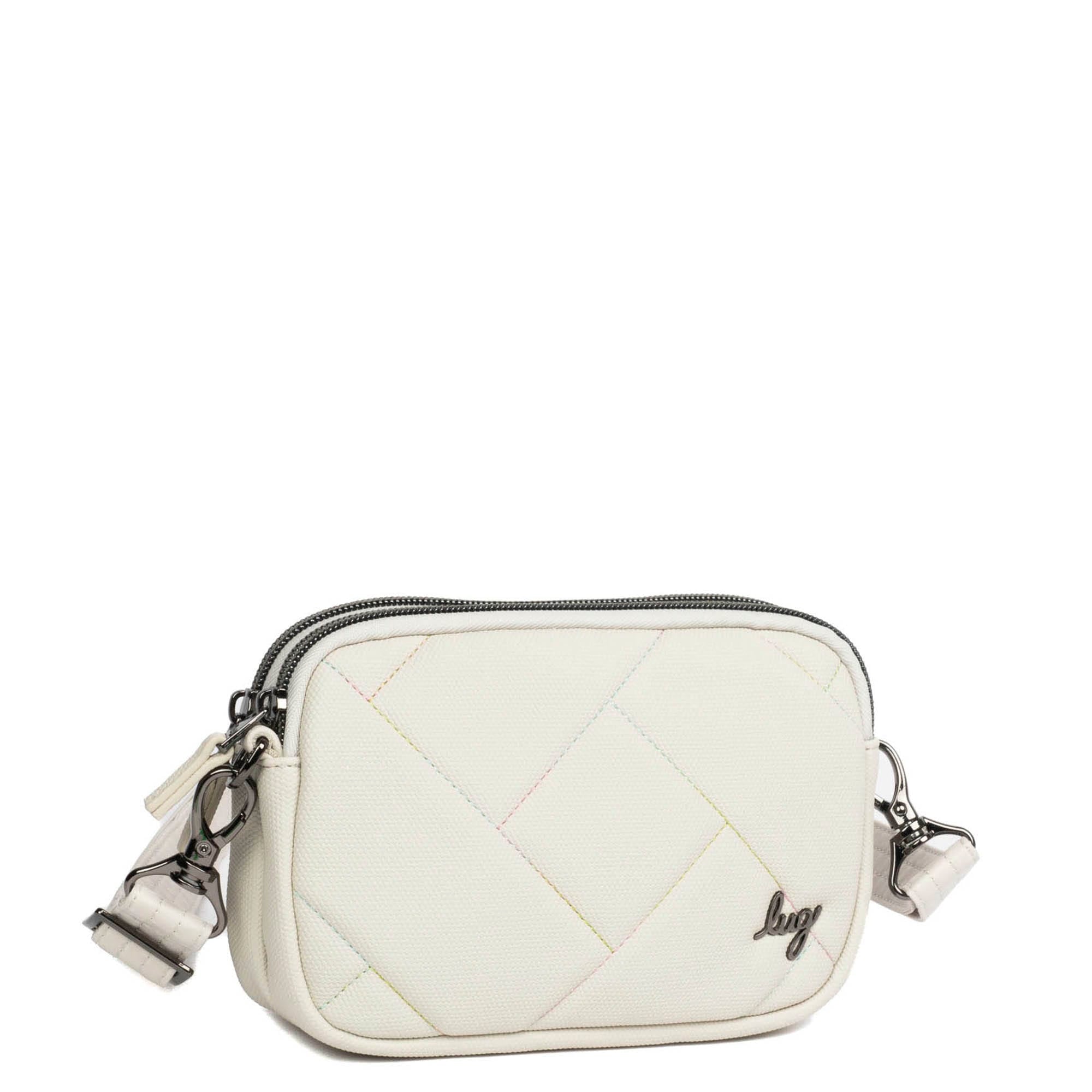 Coupe Matte Luxe VL Convertible Crossbody Bag - PEBBLE ICEPOP STITCH - CoupeML_PebbleWithIcePop_02