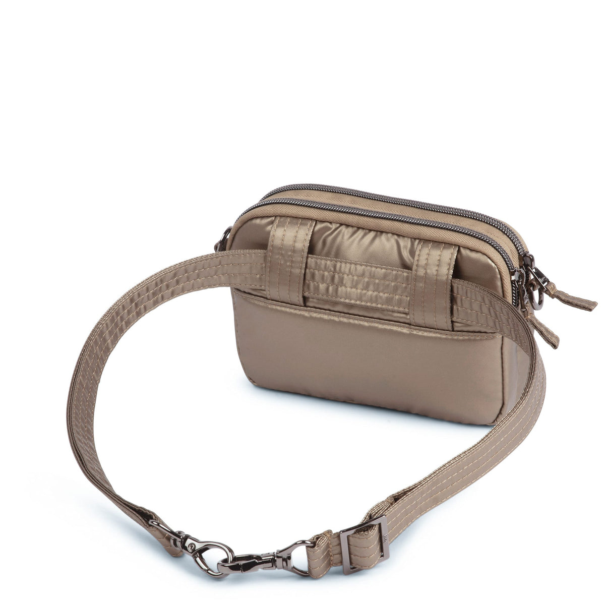 Coupe SE Convertible Crossbody Bag - METALLIC WALNUT - CoupeSE_Metallic_Walnut_04
