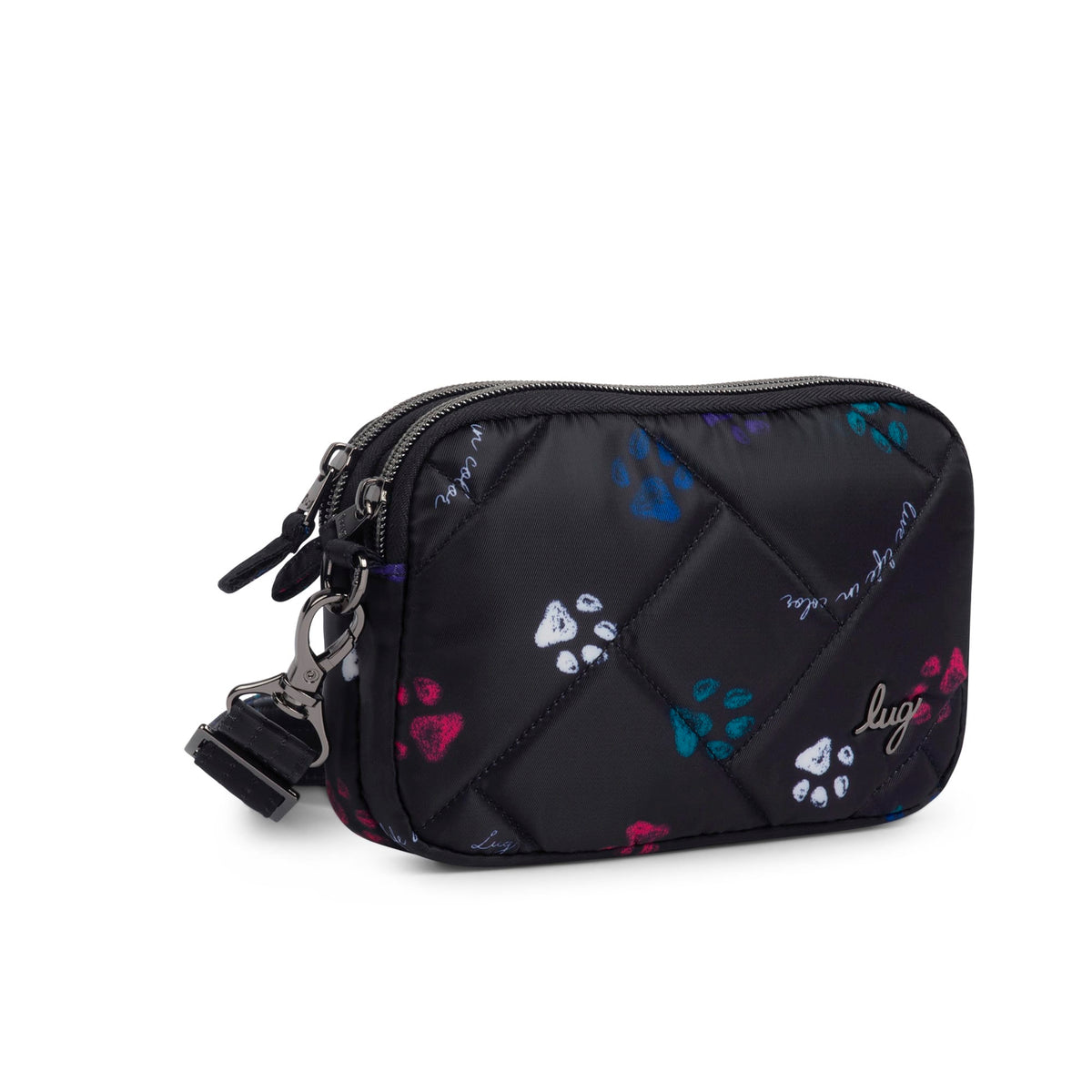 Coupe SE Convertible Crossbody Bag - PAWS BLACK - CoupeSE_Paws_Black_02