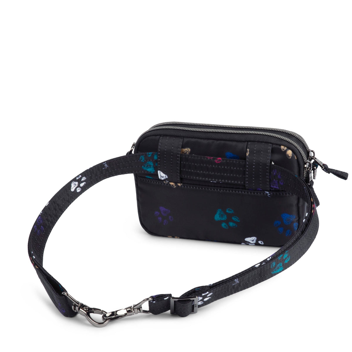 Coupe SE Convertible Crossbody Bag - PAWS BLACK - CoupeSE_Paws_Black_04