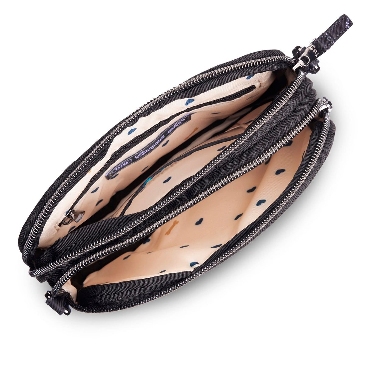Coupe SE Convertible Crossbody Bag - PAWS BLACK - CoupeSE_Paws_Black_05