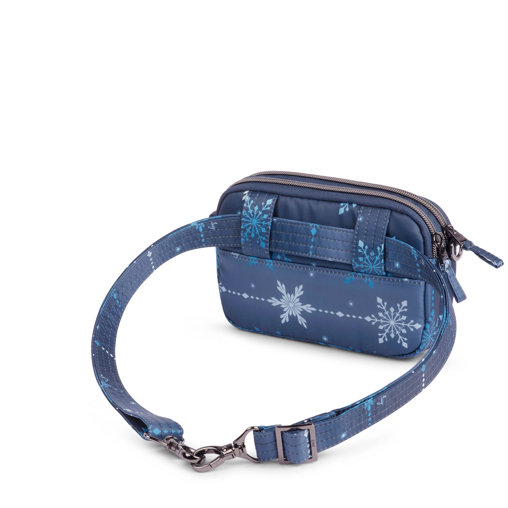 Coupe SE Convertible Crossbody Bag - SNOWFLAKE NAVY - CoupeSE_Snowflake_Navy_04