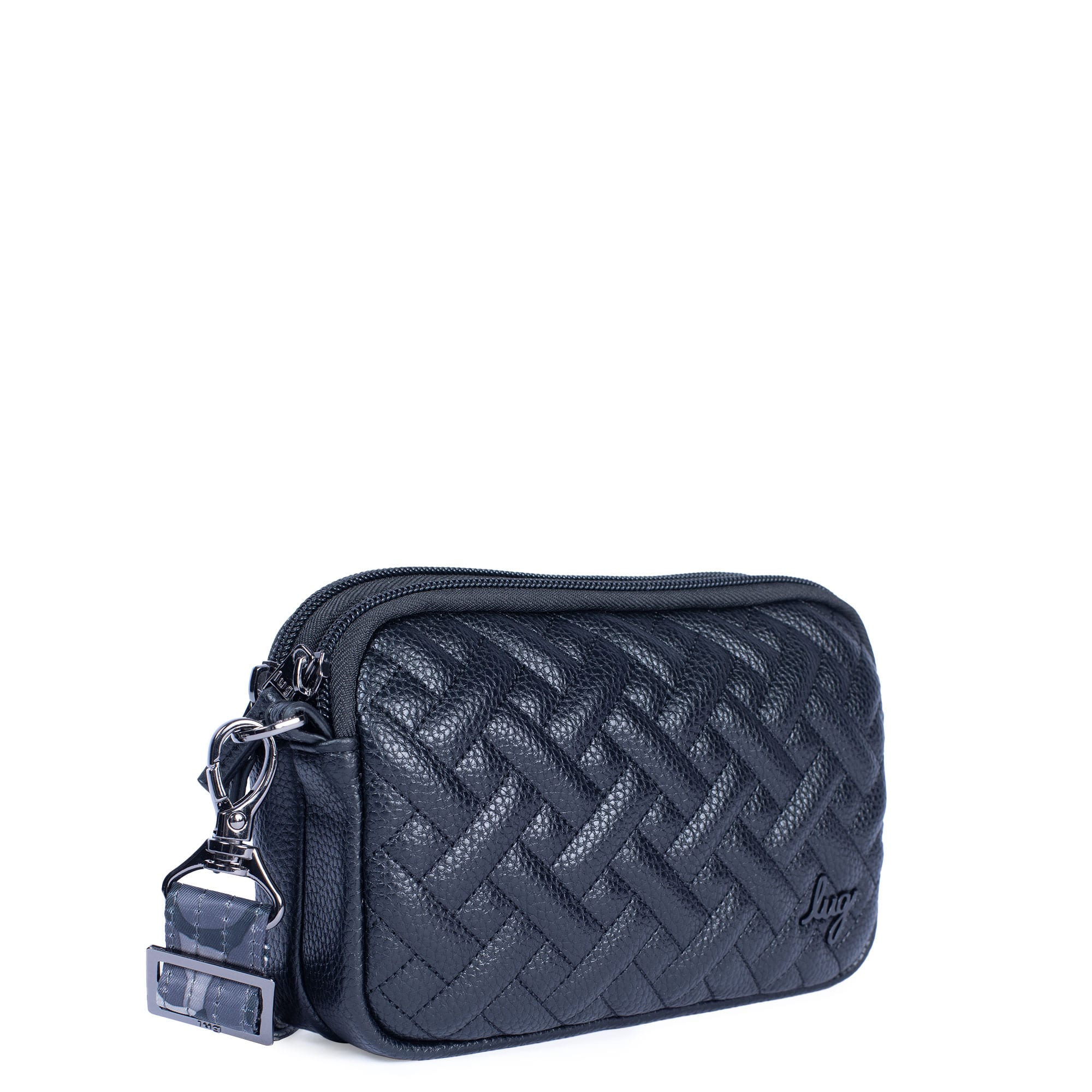 Coupe Classic VL Convertible Crossbody Bag - BLACK - CoupeVL_BlackCamoMidnightStrap_02