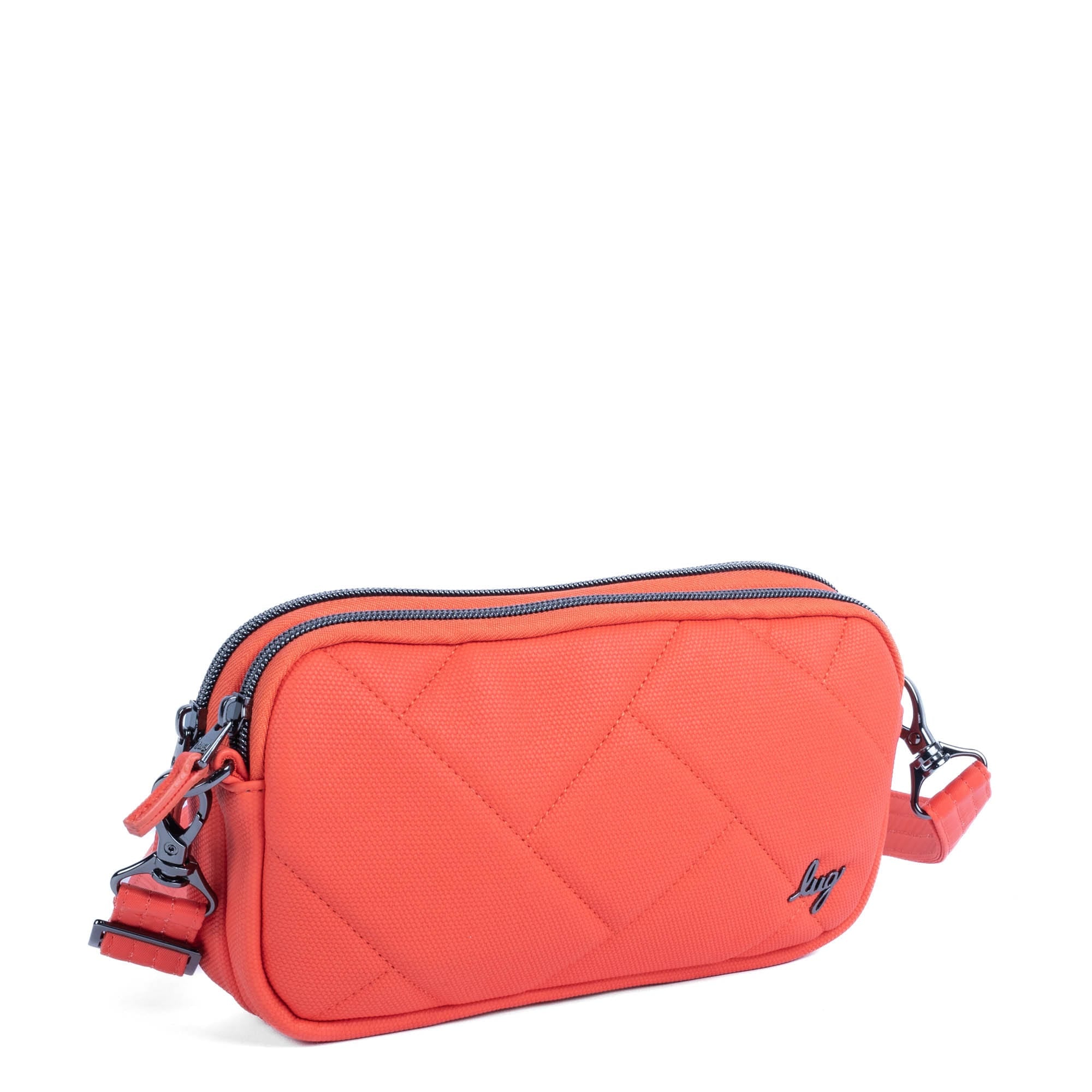 Coupe XL Matte Luxe VL Convertible Crossbody Bag - PAPAYA ICEPOP - CoupeXLMatteLuxe_PapayaIcePop_02