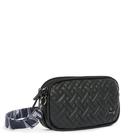 Coupe LE Classic VL Convertible Crossbody Bag - BLACK - CoupeXLVL_Black_02