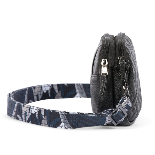 Coupe LE Classic VL Convertible Crossbody Bag - BLACK - CoupeXLVL_Black_03