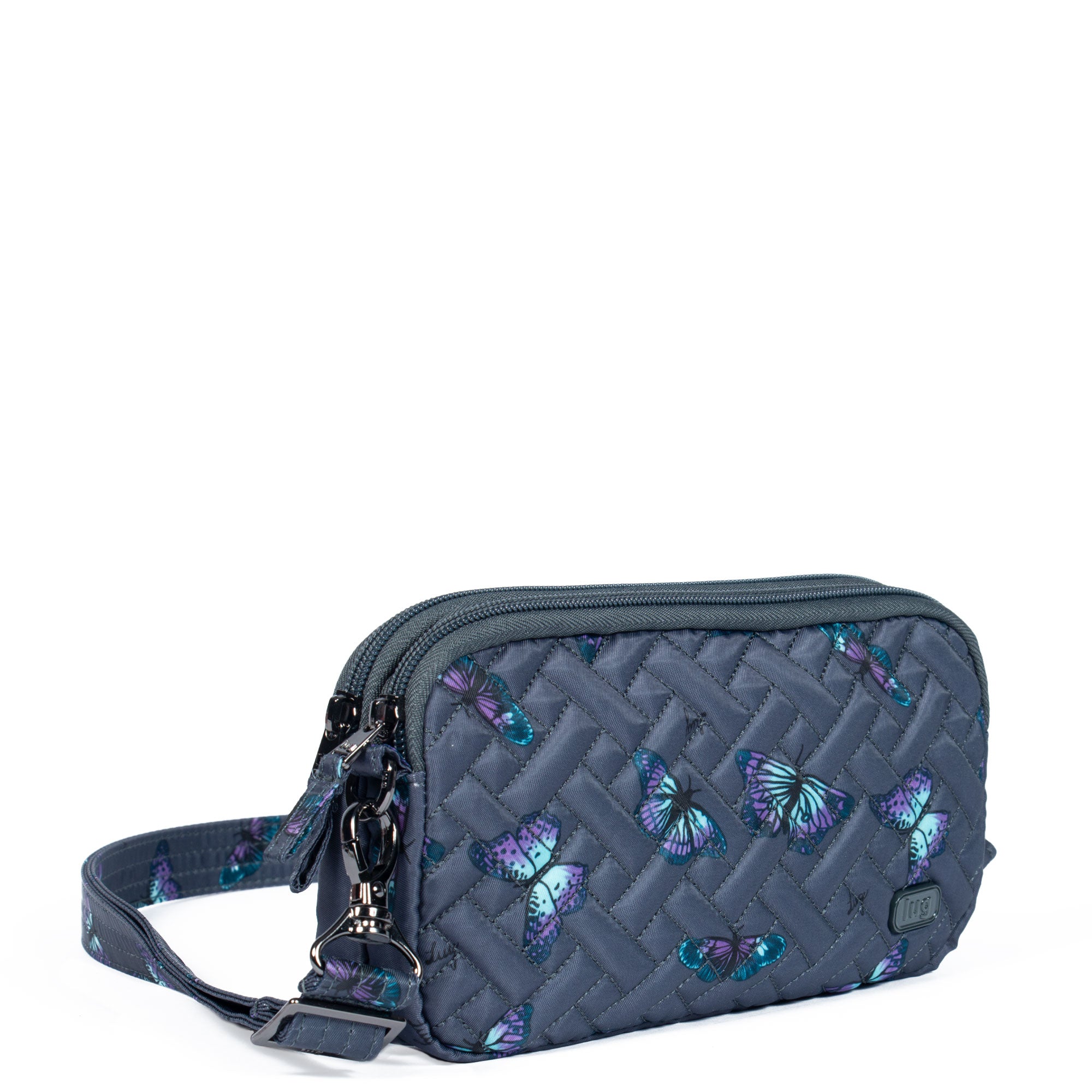 Coupe XL Convertible Crossbody Bag - BUTTERFLY GREY - CoupeXL_ButterflyGrey_02