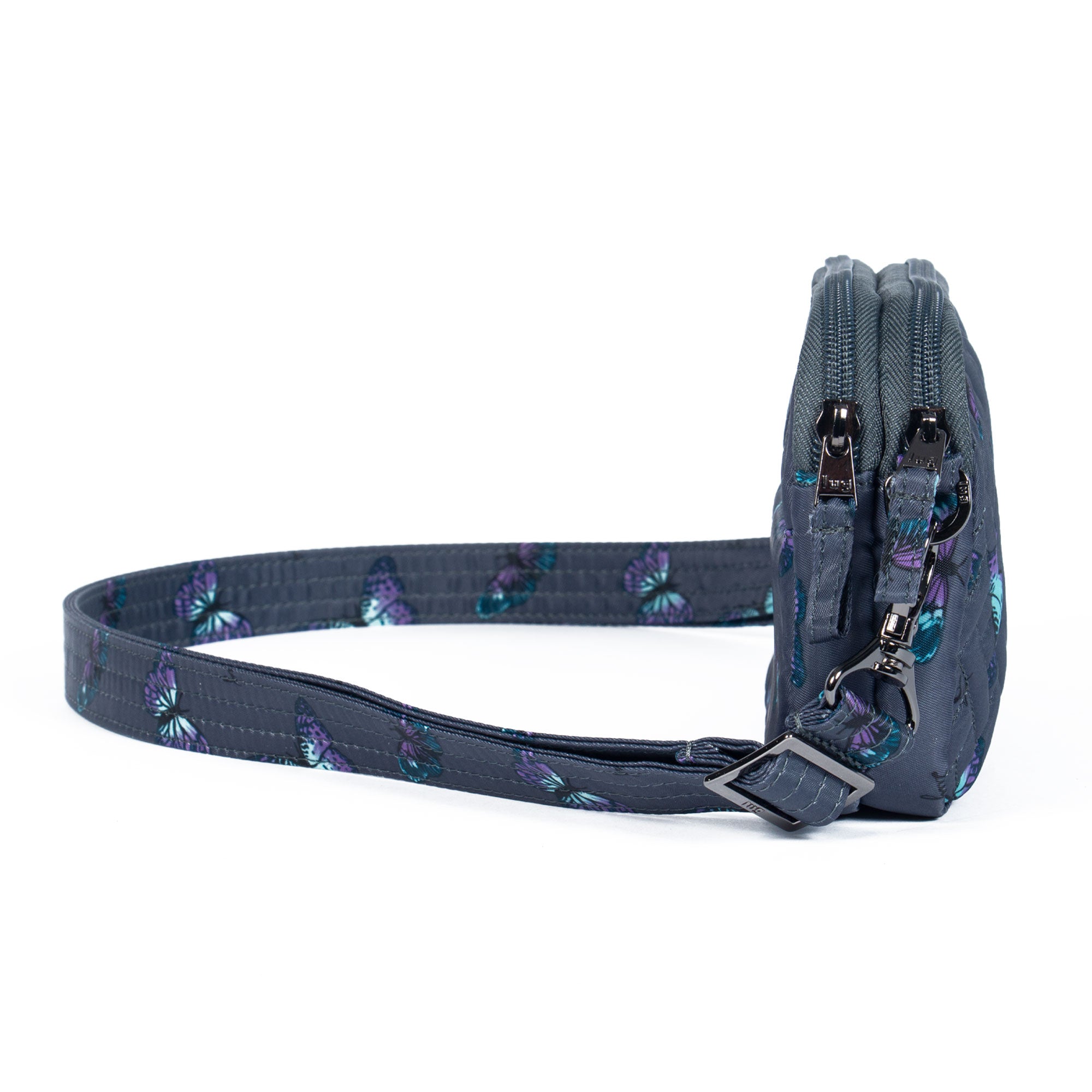 Coupe XL Convertible Crossbody Bag - BUTTERFLY GREY - CoupeXL_ButterflyGrey_03