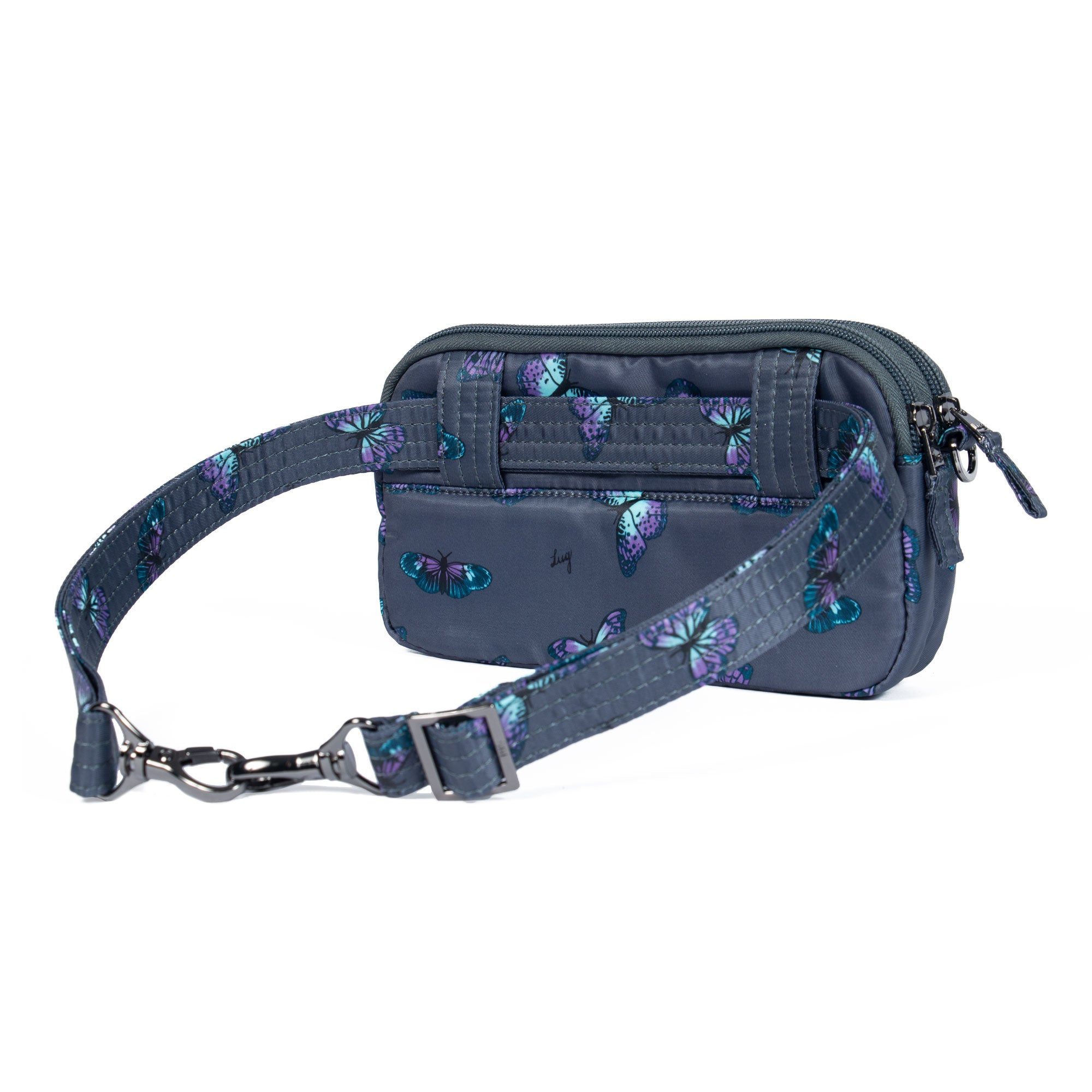 Coupe XL Convertible Crossbody Bag - BUTTERFLY GREY - CoupeXL_ButterflyGrey_04