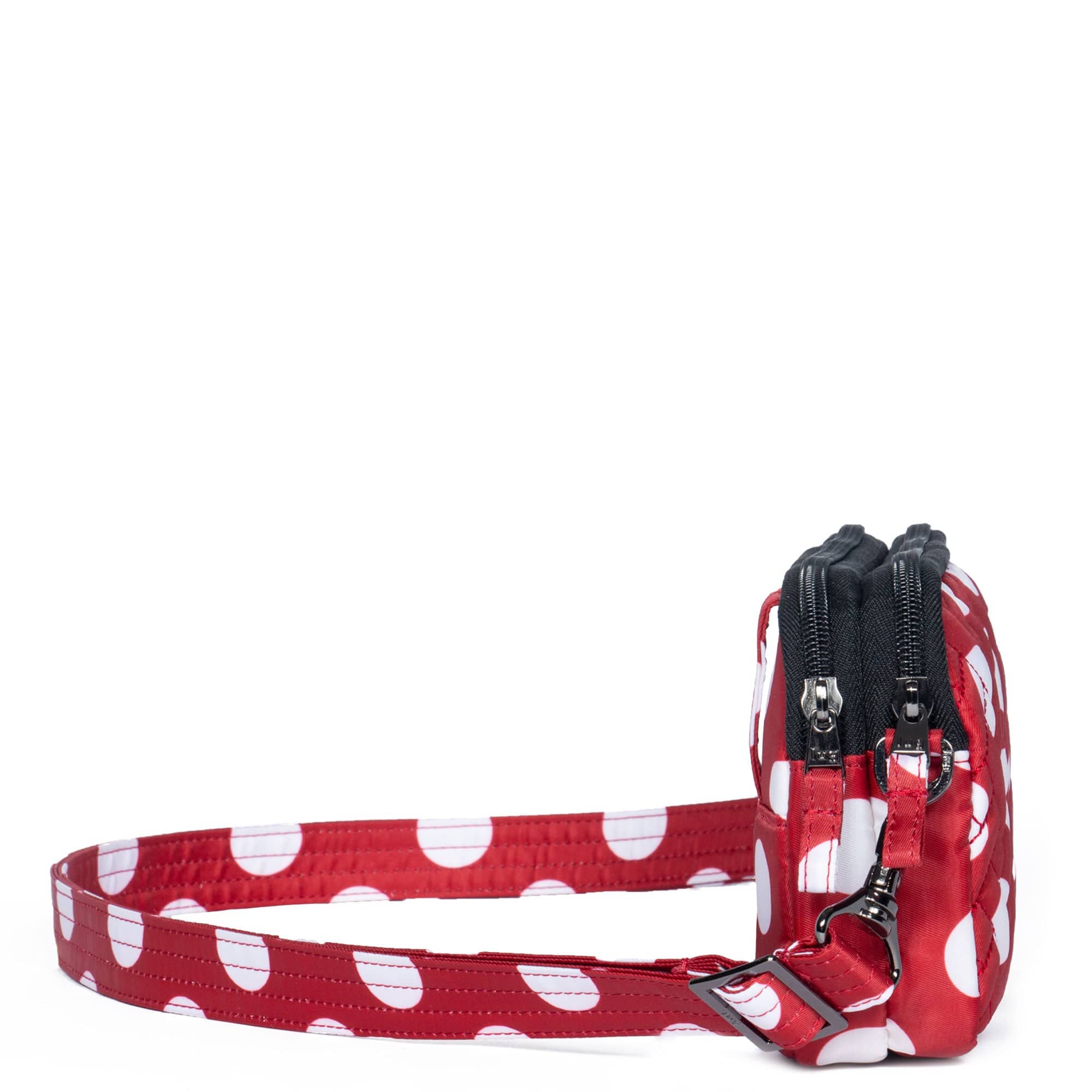 Coupe XL Convertible Crossbody Bag - CRIMSON LARGE DOT - CoupeXL_CrimsonLargeDot_03