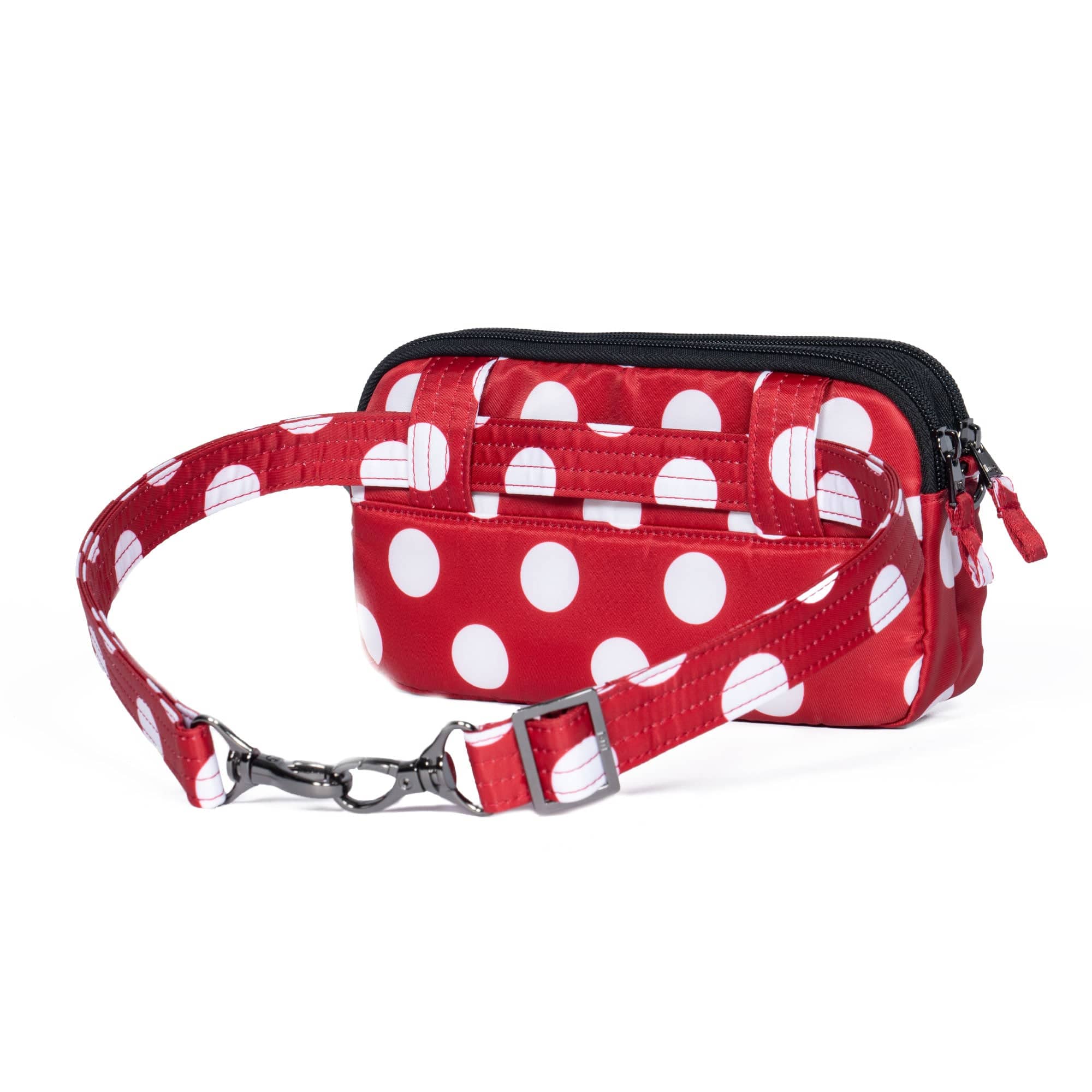 Coupe XL Convertible Crossbody Bag - CRIMSON LARGE DOT - CoupeXL_CrimsonLargeDot_04