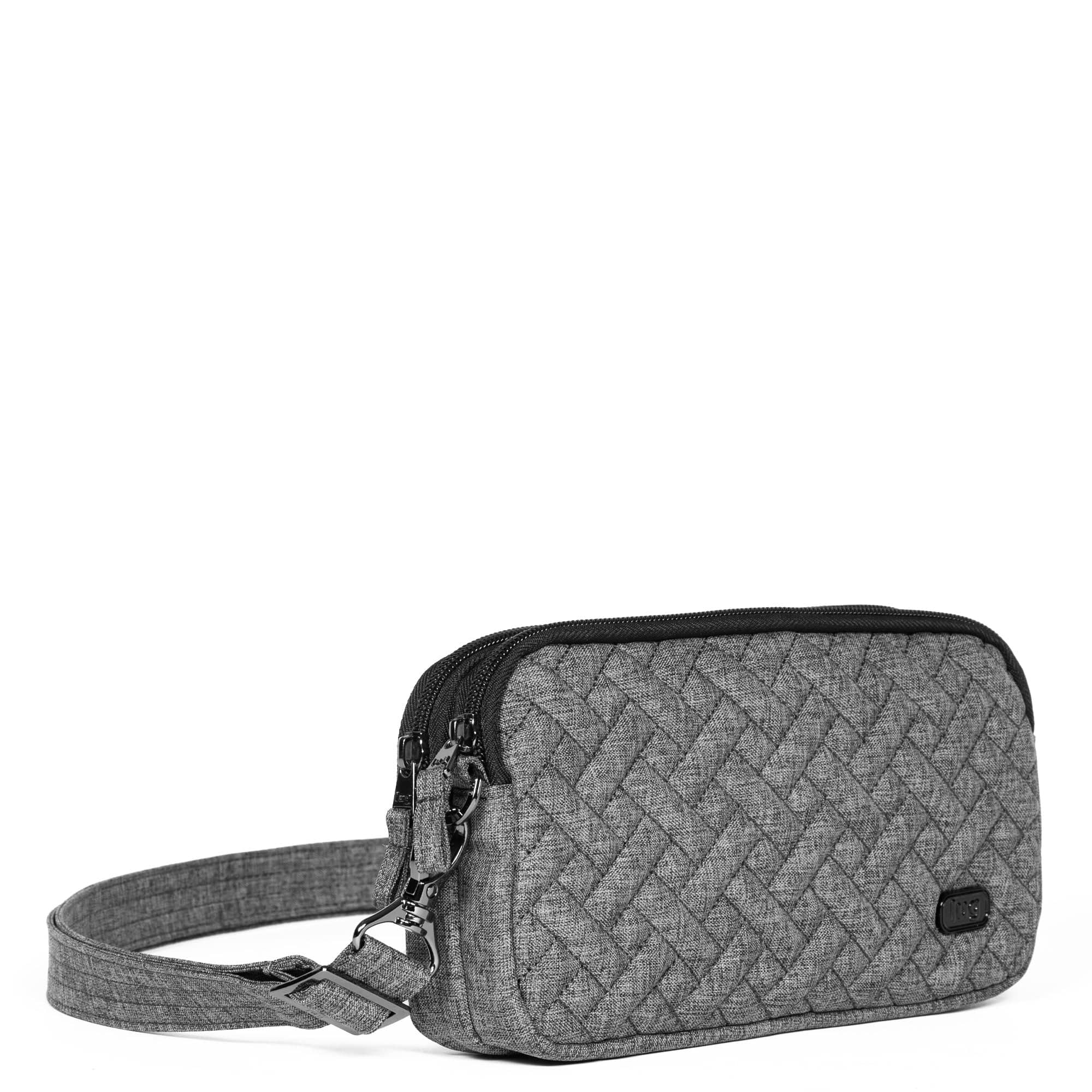 Coupe XL Convertible Crossbody Bag - HEATHER GREY - CoupeXL_HeatherGrey_02