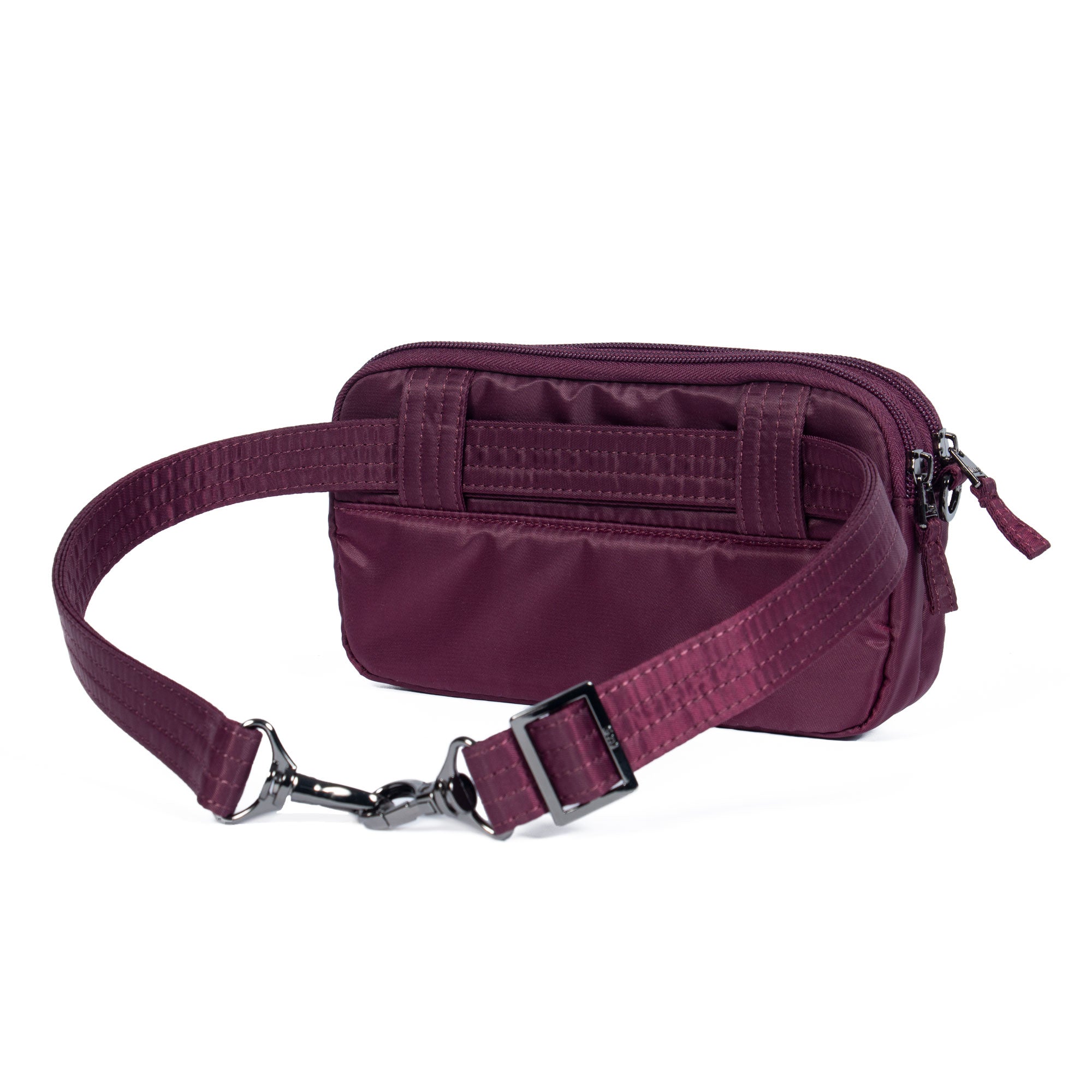 Coupe XL Convertible Crossbody Bag - WINE RED - CoupeXL_WineRed_04