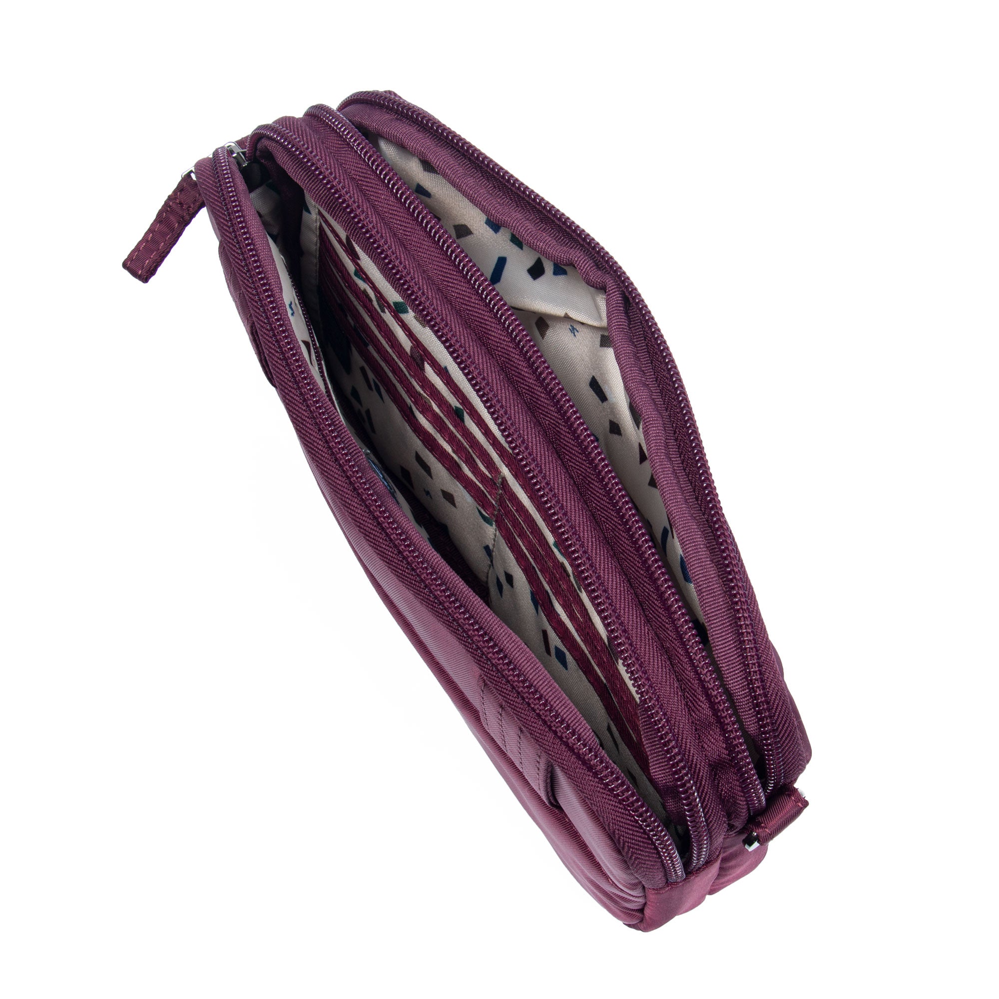 Coupe XL Convertible Crossbody Bag - WINE RED - CoupeXL_WineRed_05