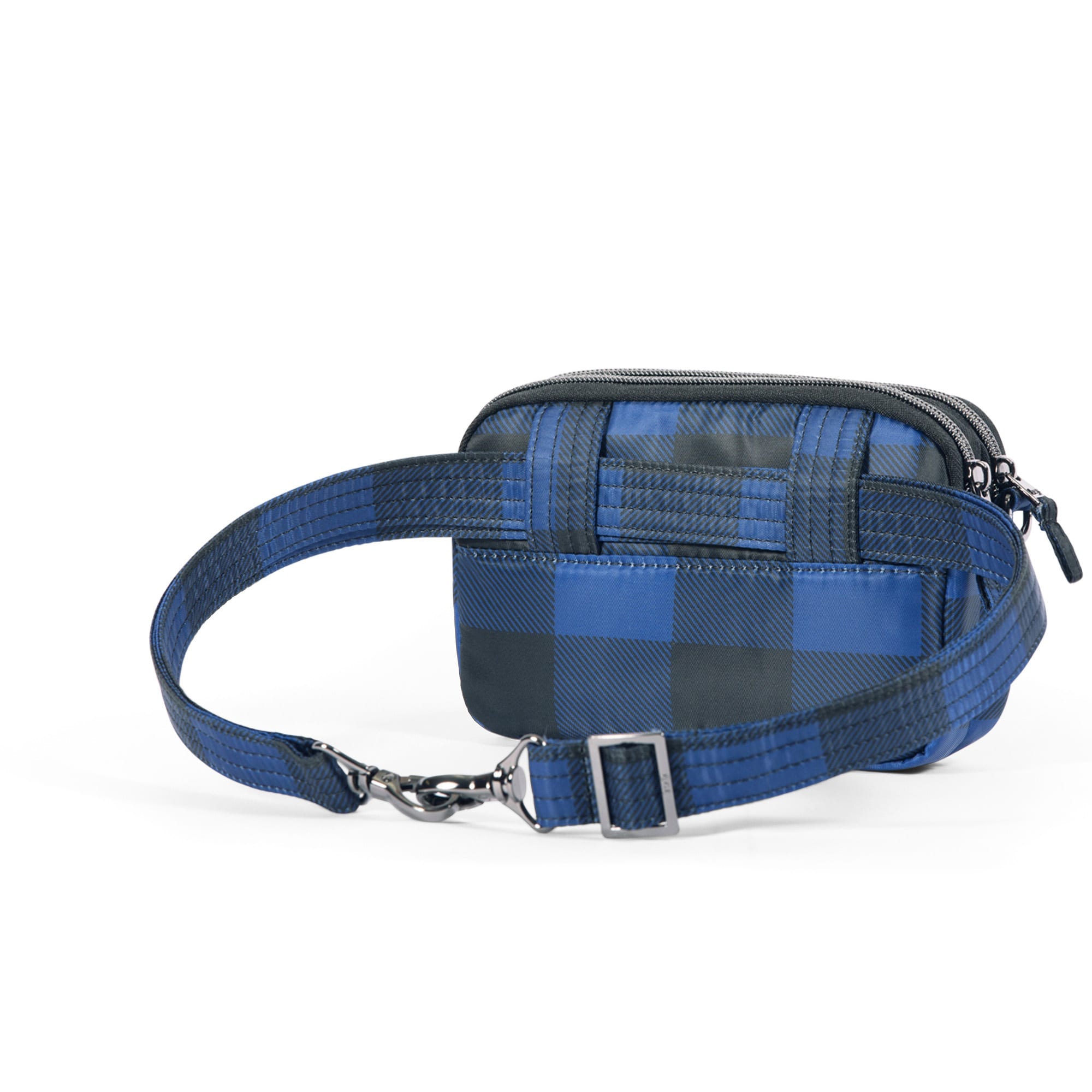 Coupe Convertible Crossbody Bag - BUFFALO CHECK BLUE - Coupe_BluffaloCheckBlue_04