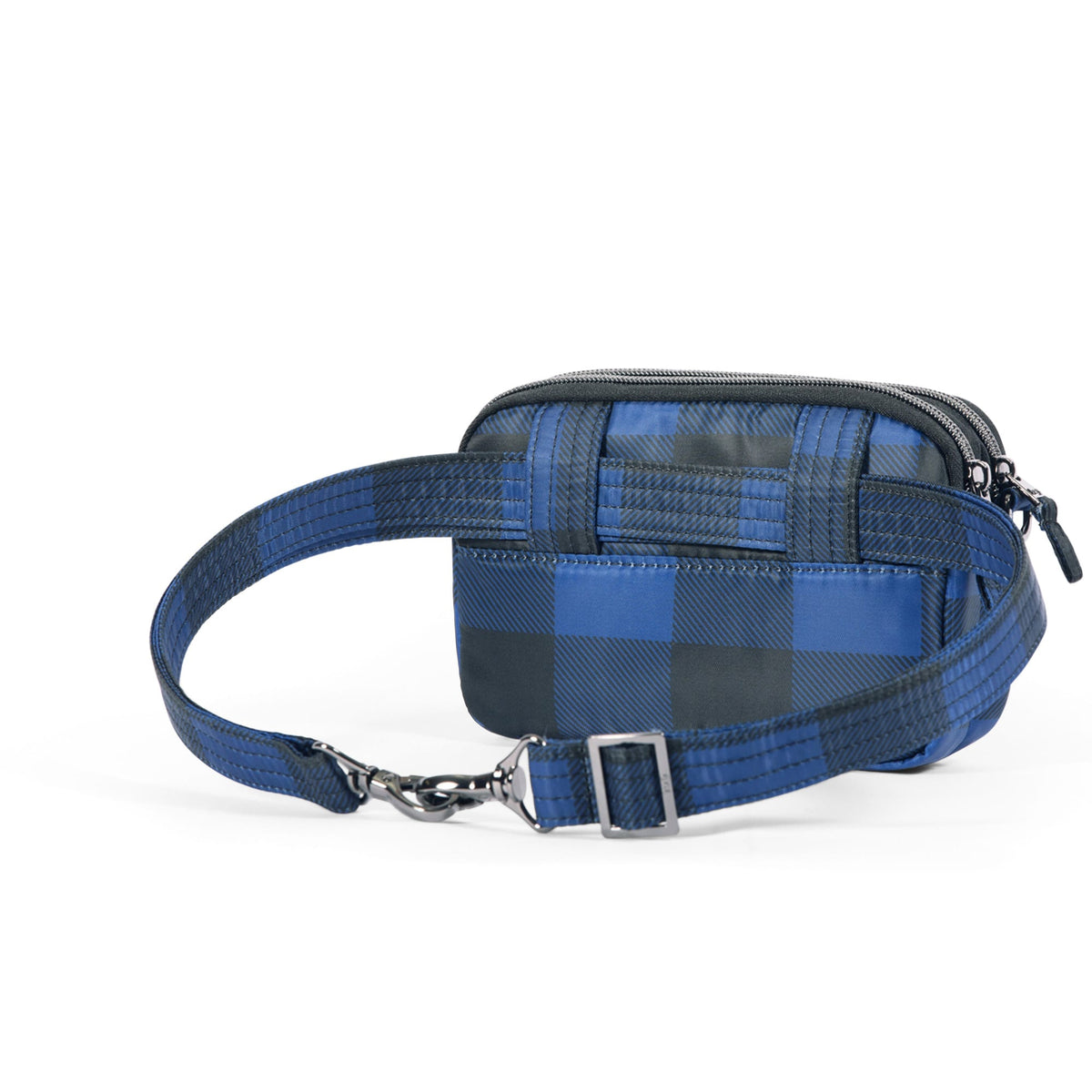 Coupe Convertible Crossbody Bag - BUFFALO CHECK BLUE - Coupe_BluffaloCheckBlue_04