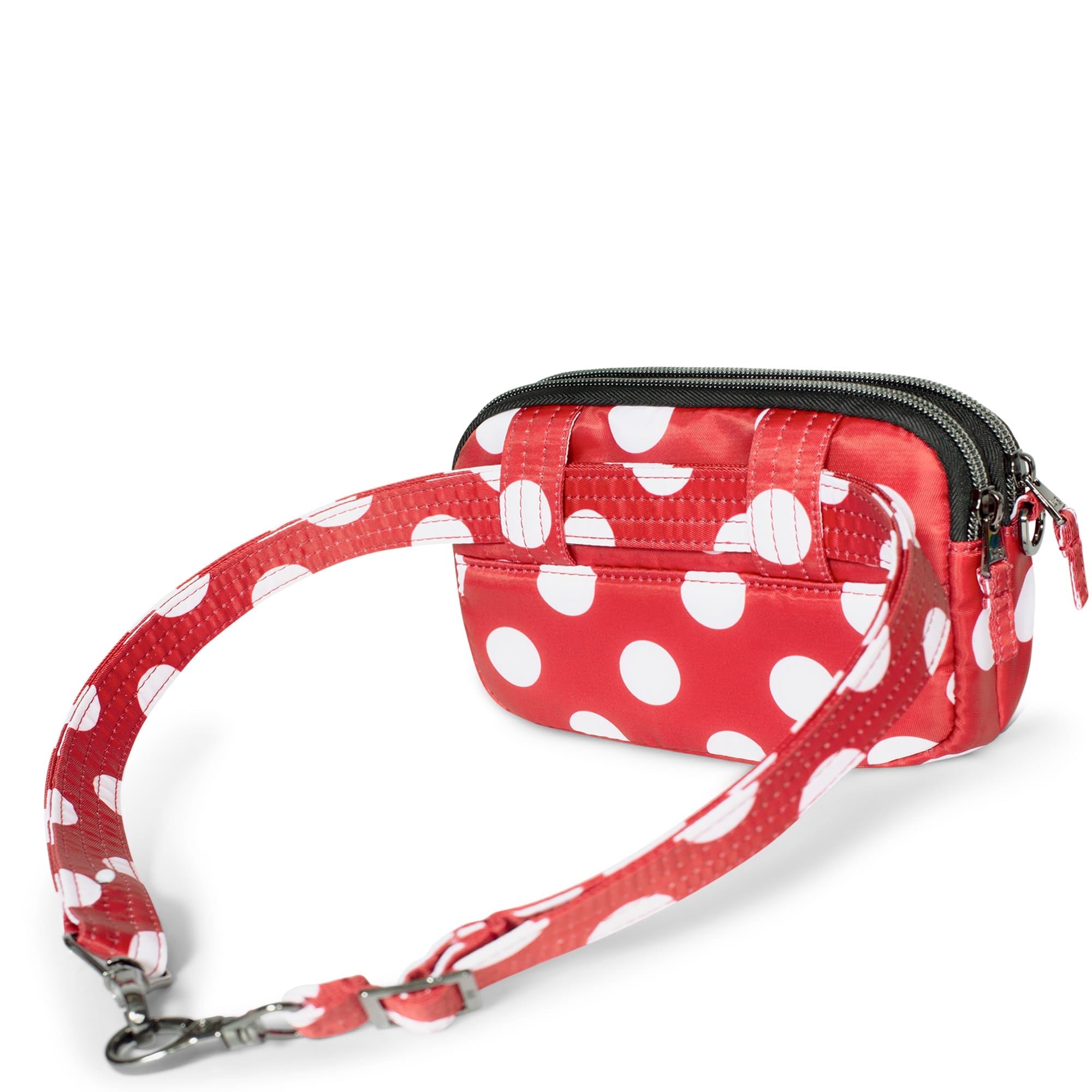 Coupe Convertible Crossbody Bag - CRIMSON LARGE DOT - Coupe_CrimsonLgDot_04