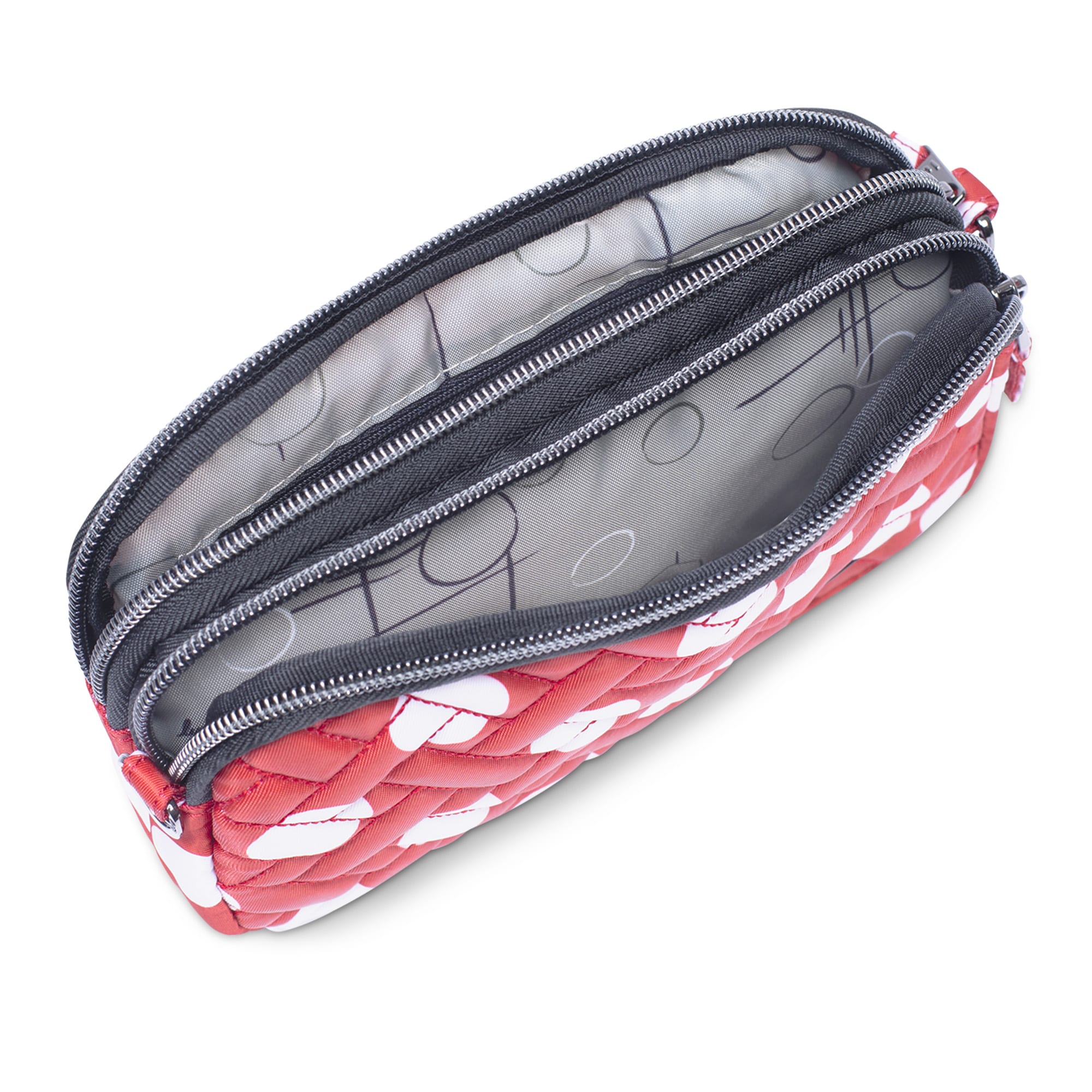 Coupe Convertible Crossbody Bag - CRIMSON LARGE DOT - Coupe_CrimsonLgDot_05