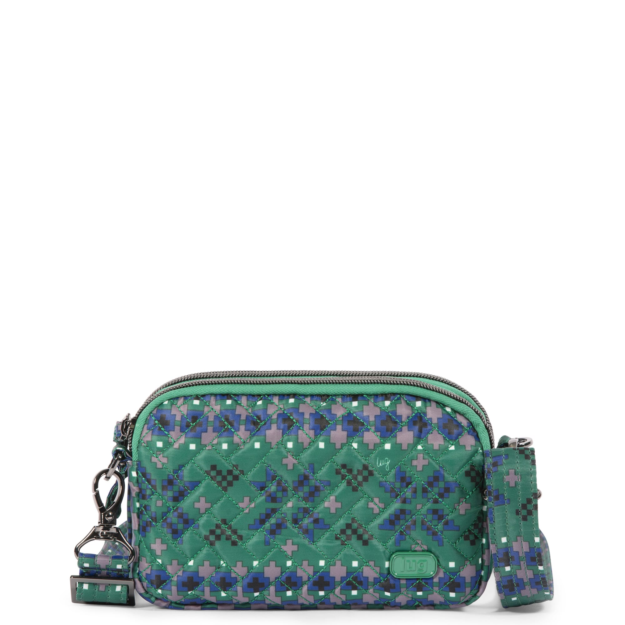 Coupe Convertible Crossbody Bag - FAIR ISLE GREEN - Coupe_FairIsleGreen_01a