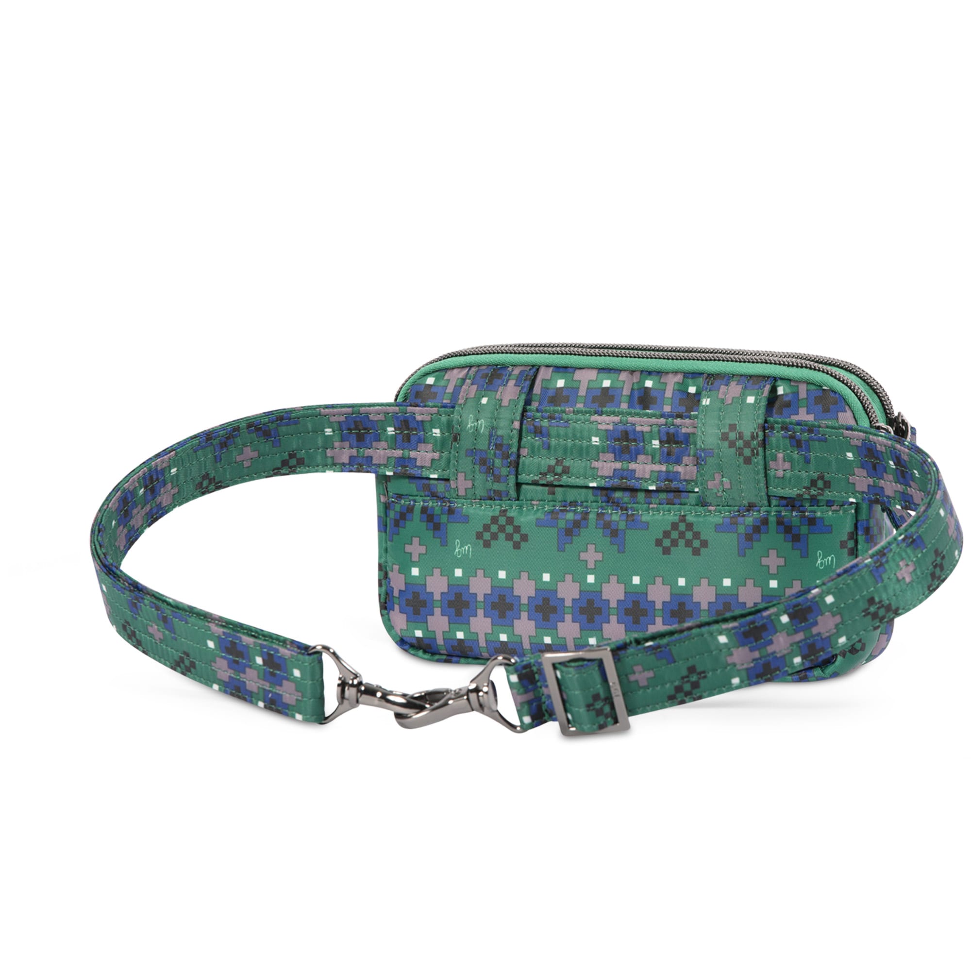 Coupe Convertible Crossbody Bag - FAIR ISLE GREEN - Coupe_FairIsleGreen_04