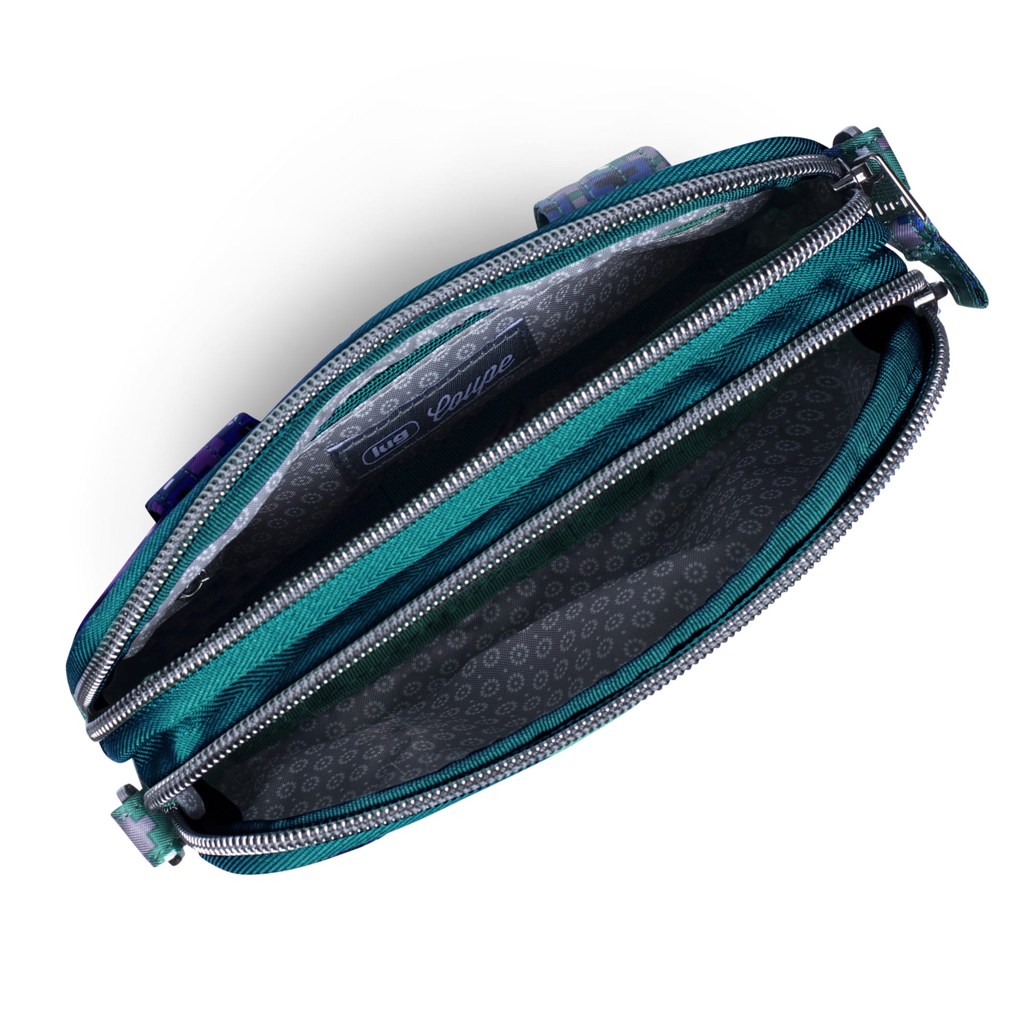 Coupe Convertible Crossbody Bag - FAIR ISLE GREEN - Coupe_FairIsleGreen_05