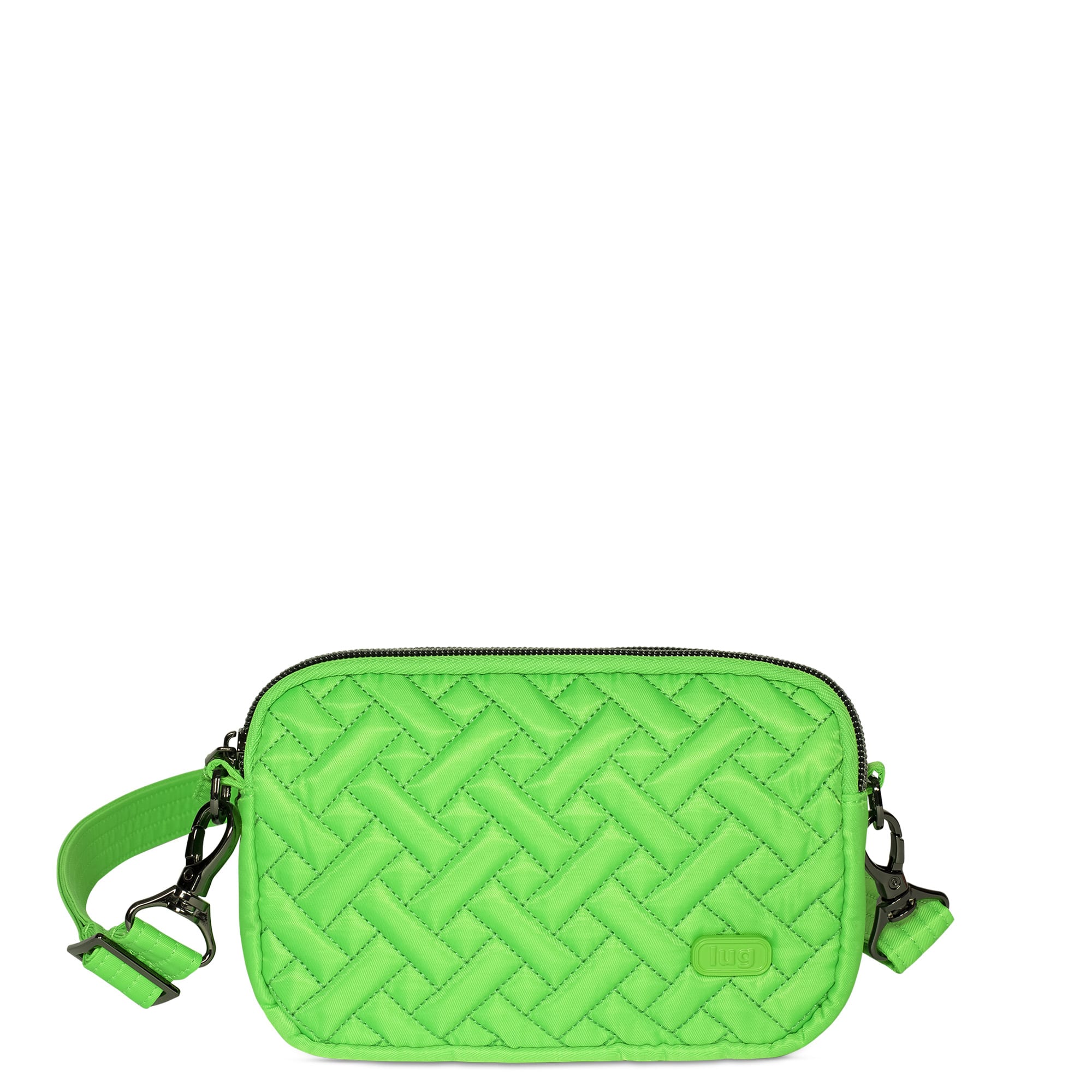 Coupe Convertible Crossbody Bag - LIME GREEN - Coupe_Green_01