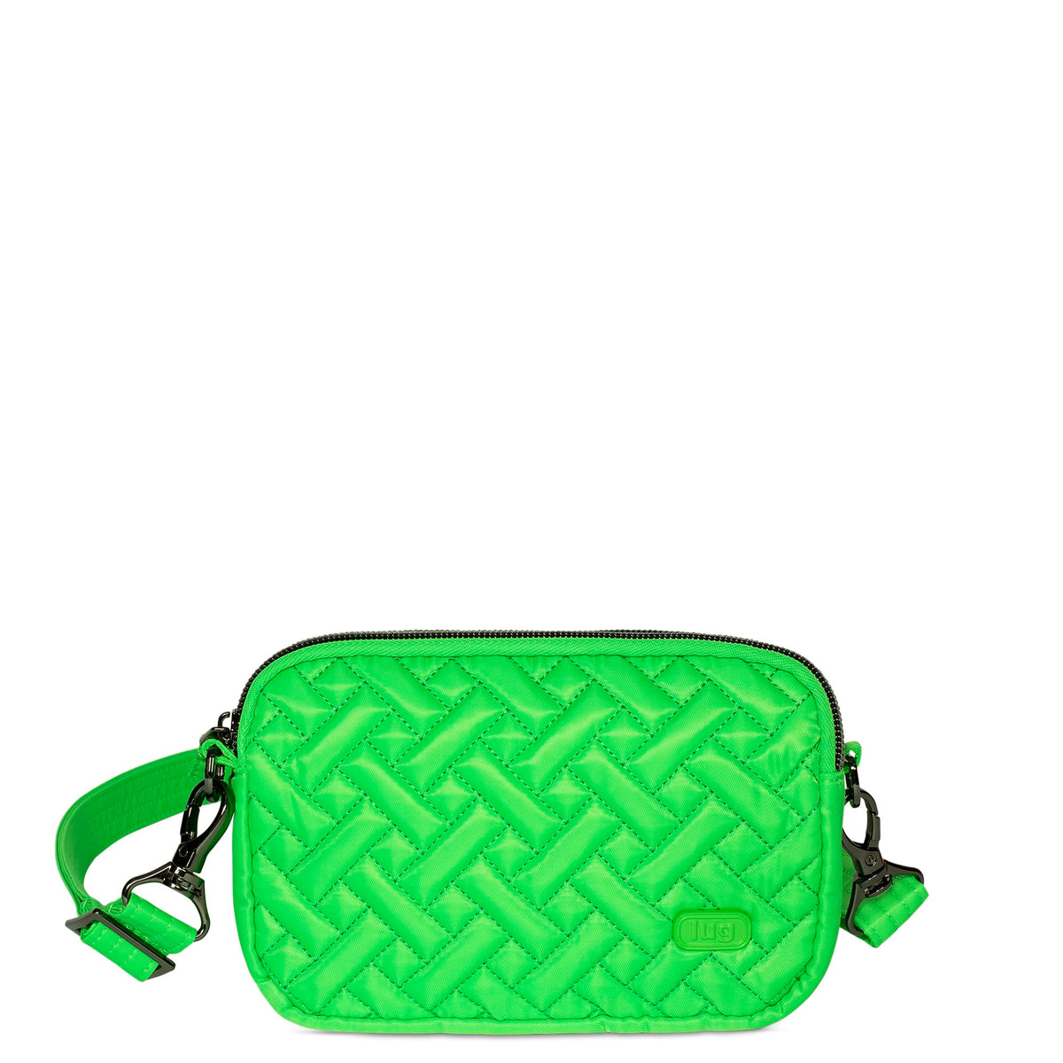 Coupe Convertible Crossbody Bag - LIME GREEN - Coupe_Green_01