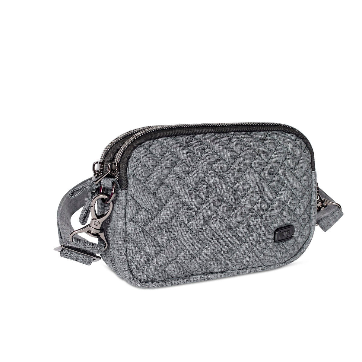 Coupe Convertible Crossbody Bag - HEATHER GREY - Coupe_HeatherGrey_02