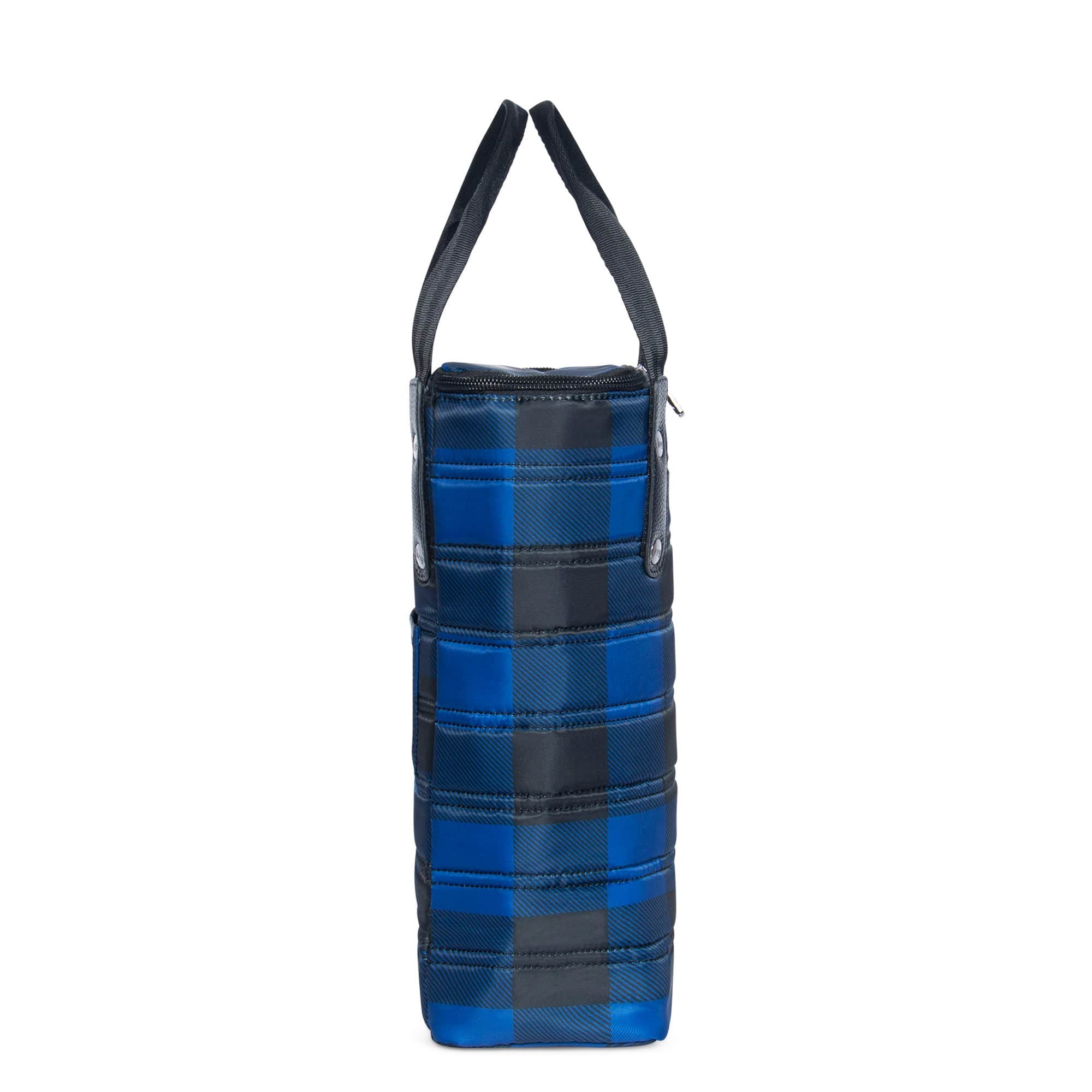 Cradle Wine Tote - BUFFALO CHECK BLUE - Cradle_BuffaloCheckBlue_03